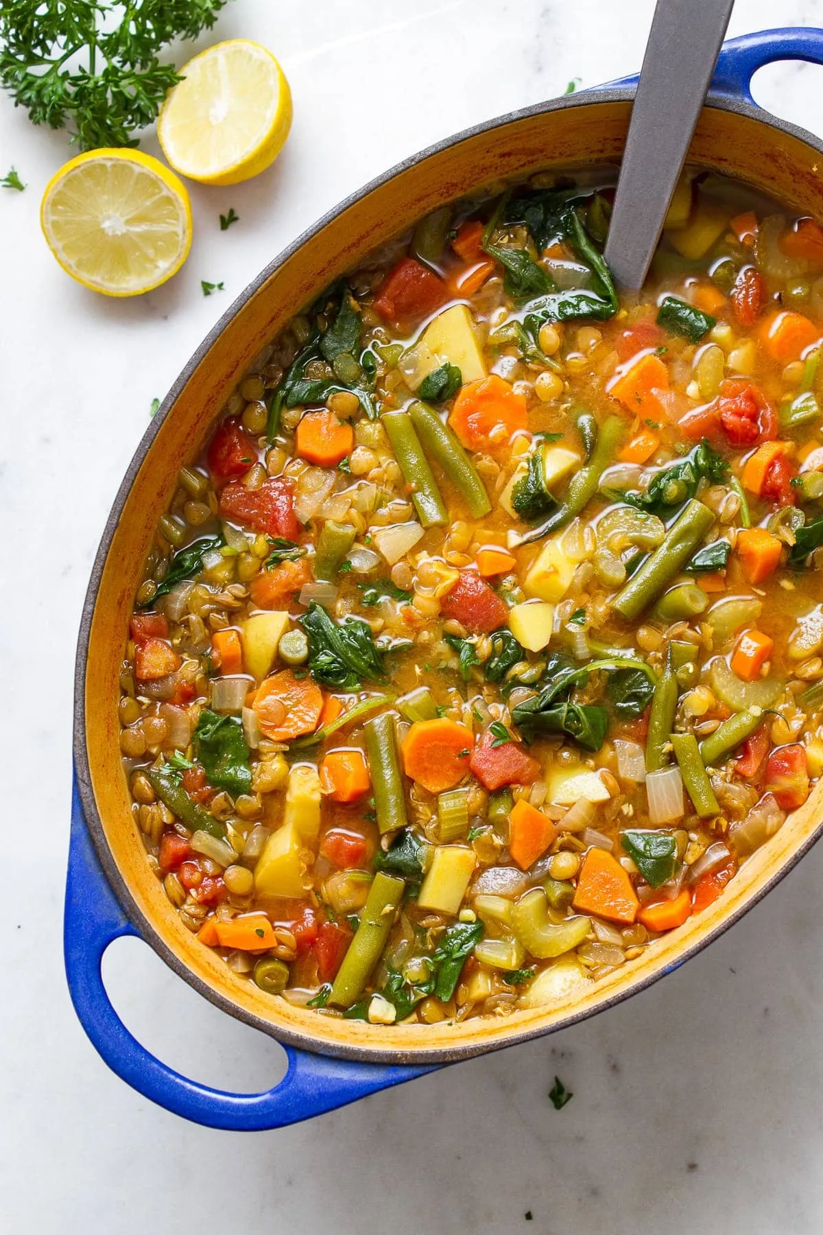 Chunky Lentil and Vegetable Soup