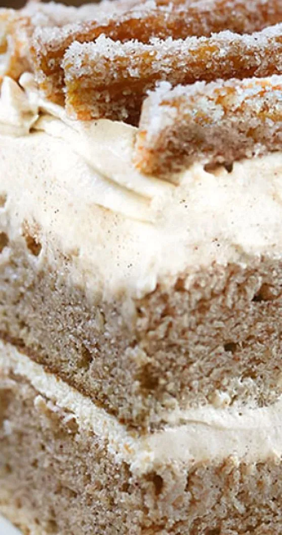 Churro Cake Cream Cheese Frosting