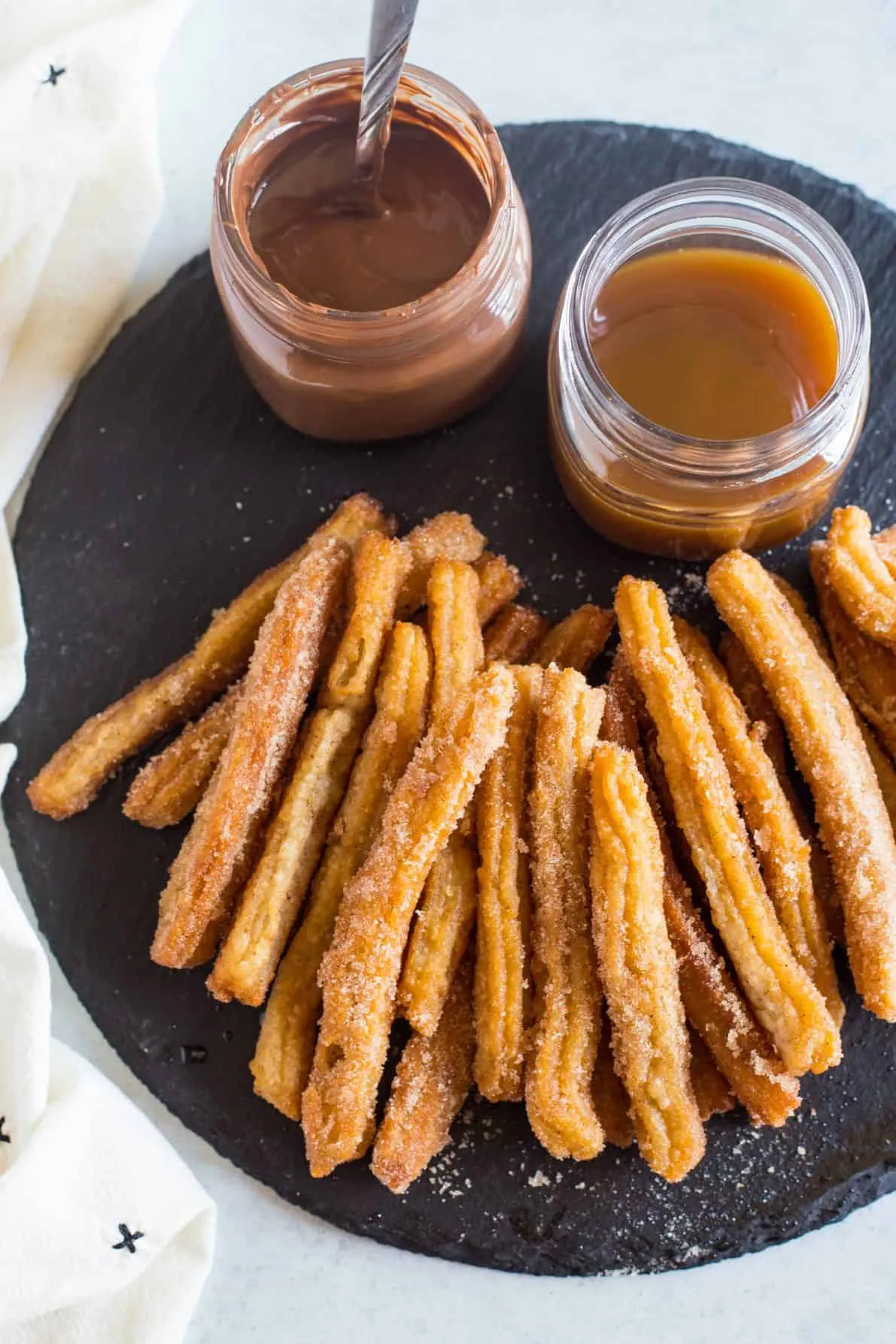 Churros with Three Dipping Sauces
