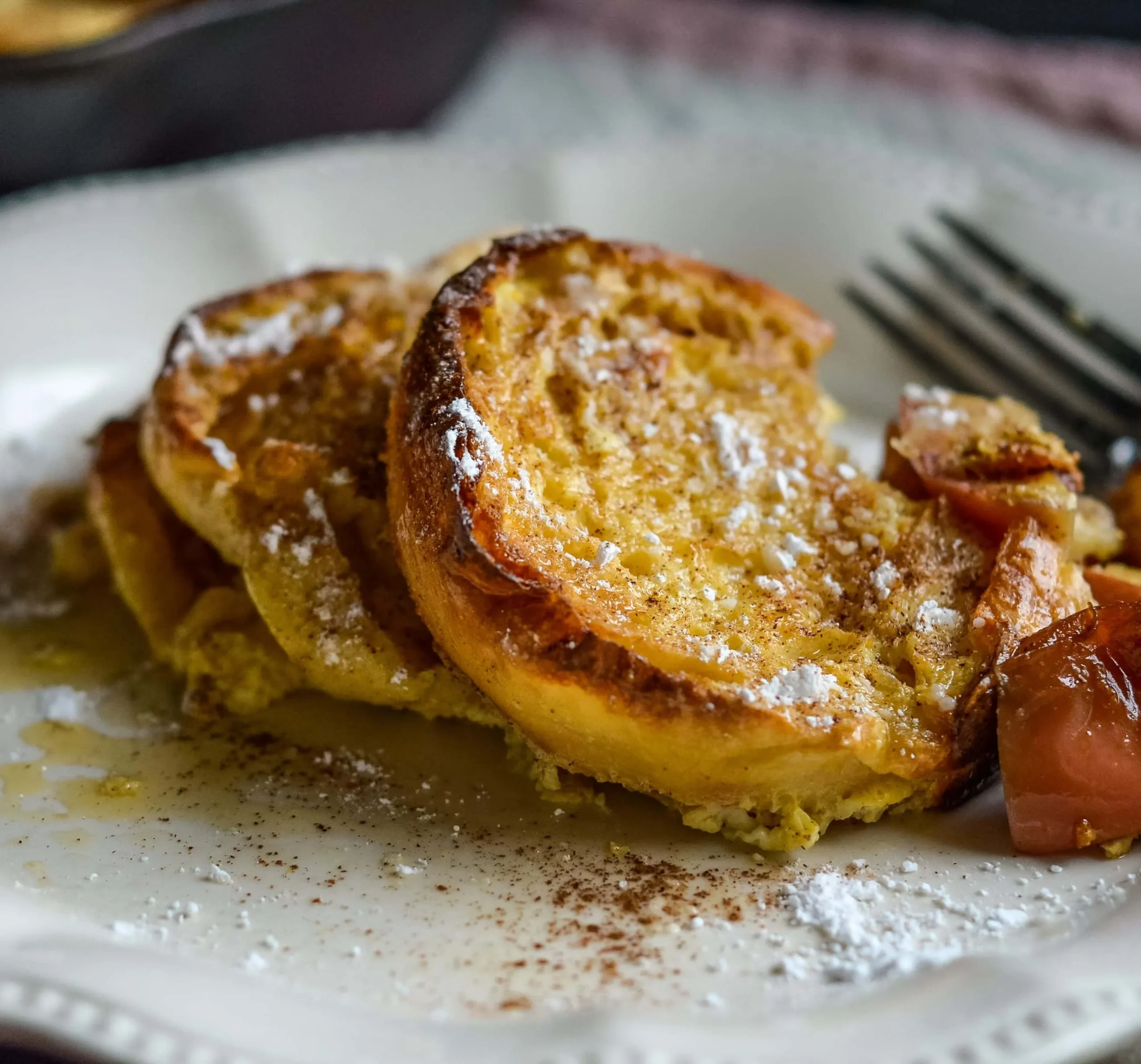 Cinnamon Apple Baked Toast