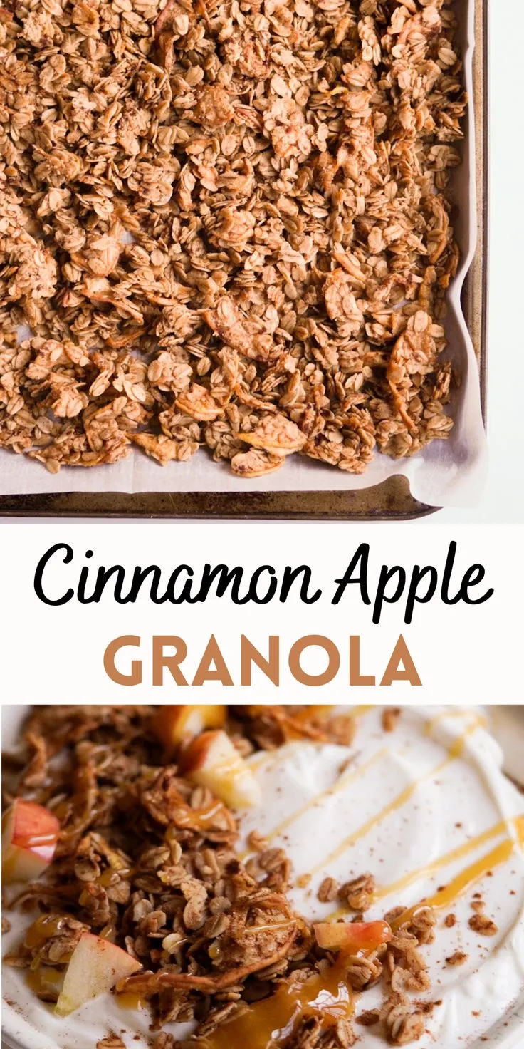 Cinnamon Apple Pie Granola
