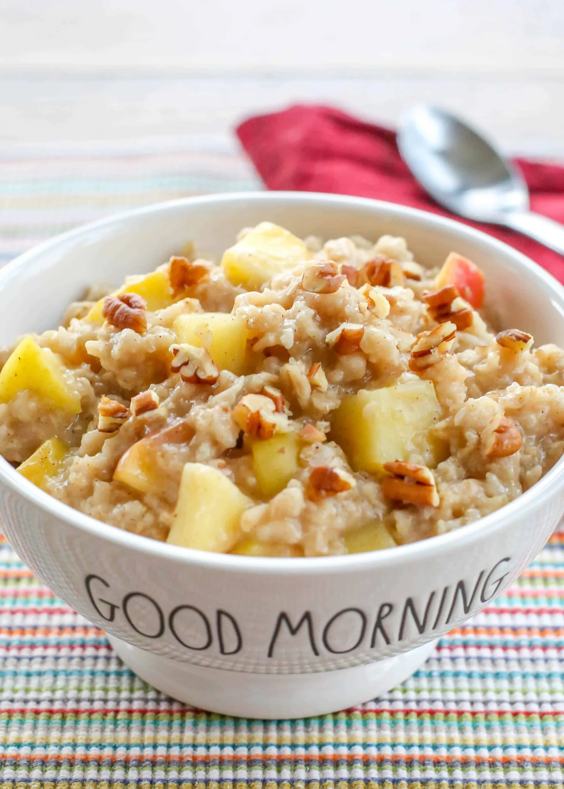 Cinnamon Sugar Apple Oatmeal