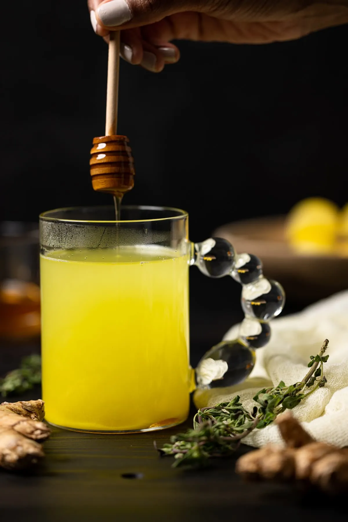 Citrus Ginger Turmeric Ice Cubes
