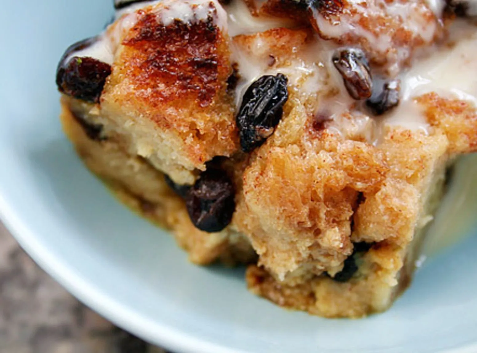 Classic New Orleans Bread Pudding with a Bourbon Sauce