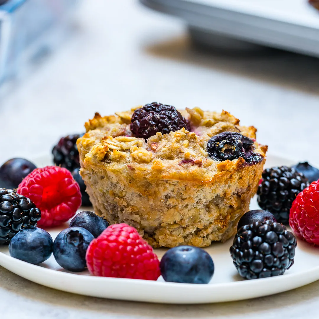 Clean Eating Muffin Tin Oatmeal