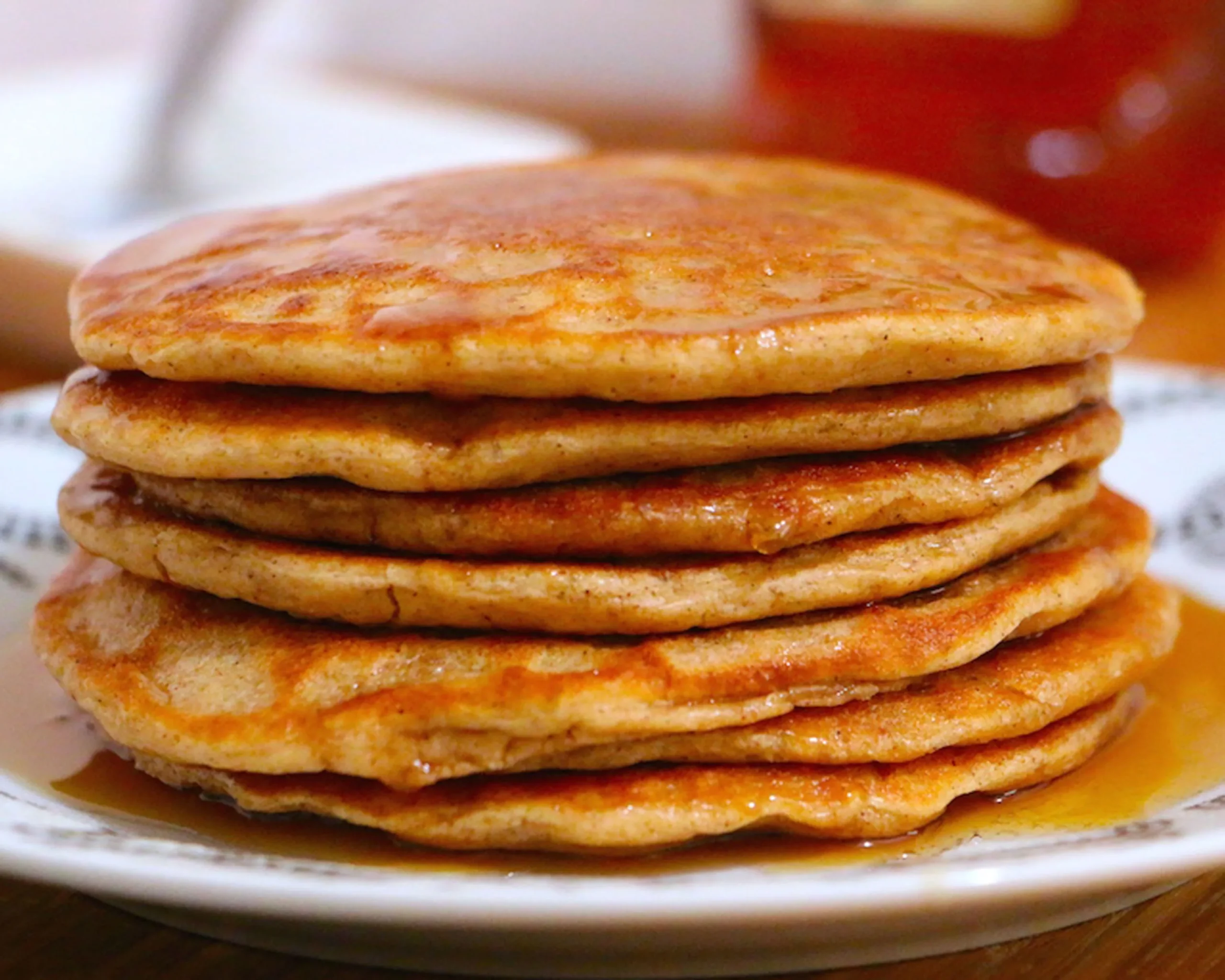 Clean Eating Whole Wheat Pancakes
