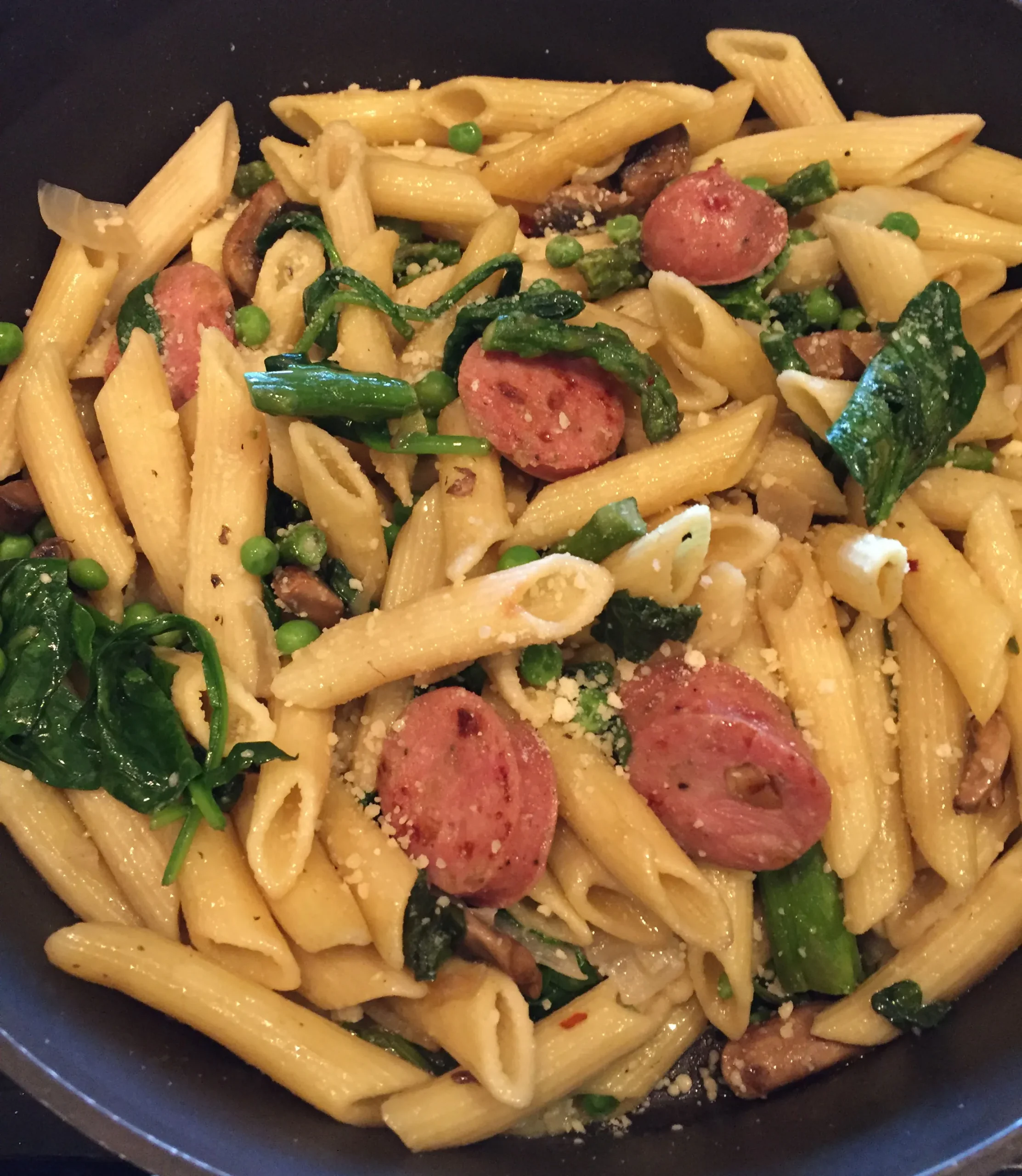Clean Out Fridge Spaghetti for Two