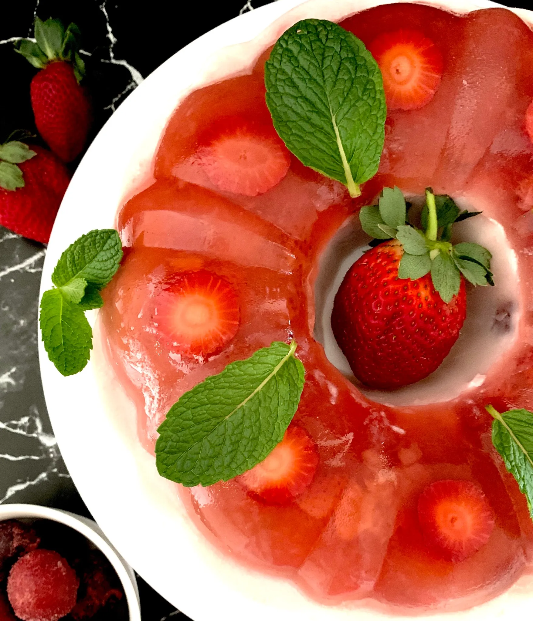 Coconut Agar Agar Fruit Jelly Cake