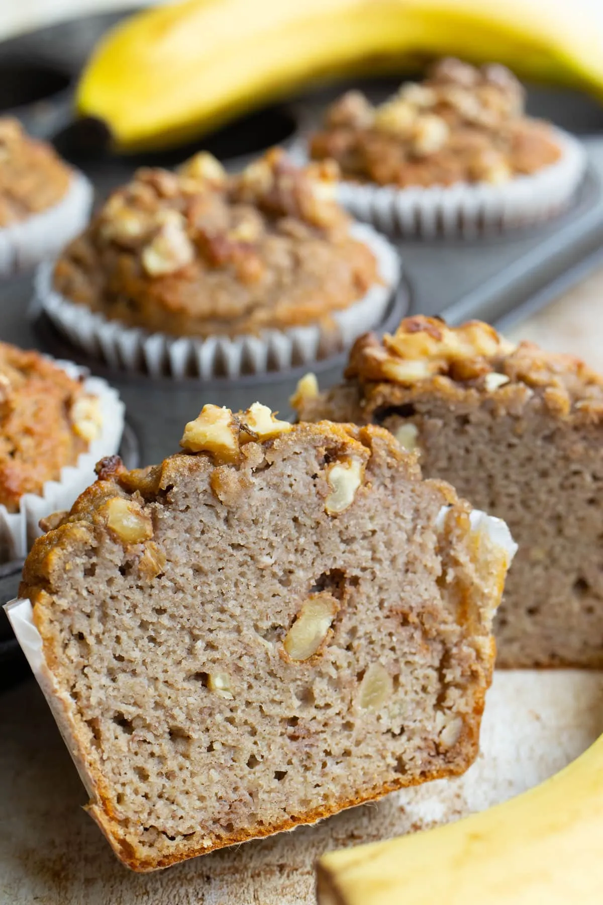 Coconut Flour Banana Muffins