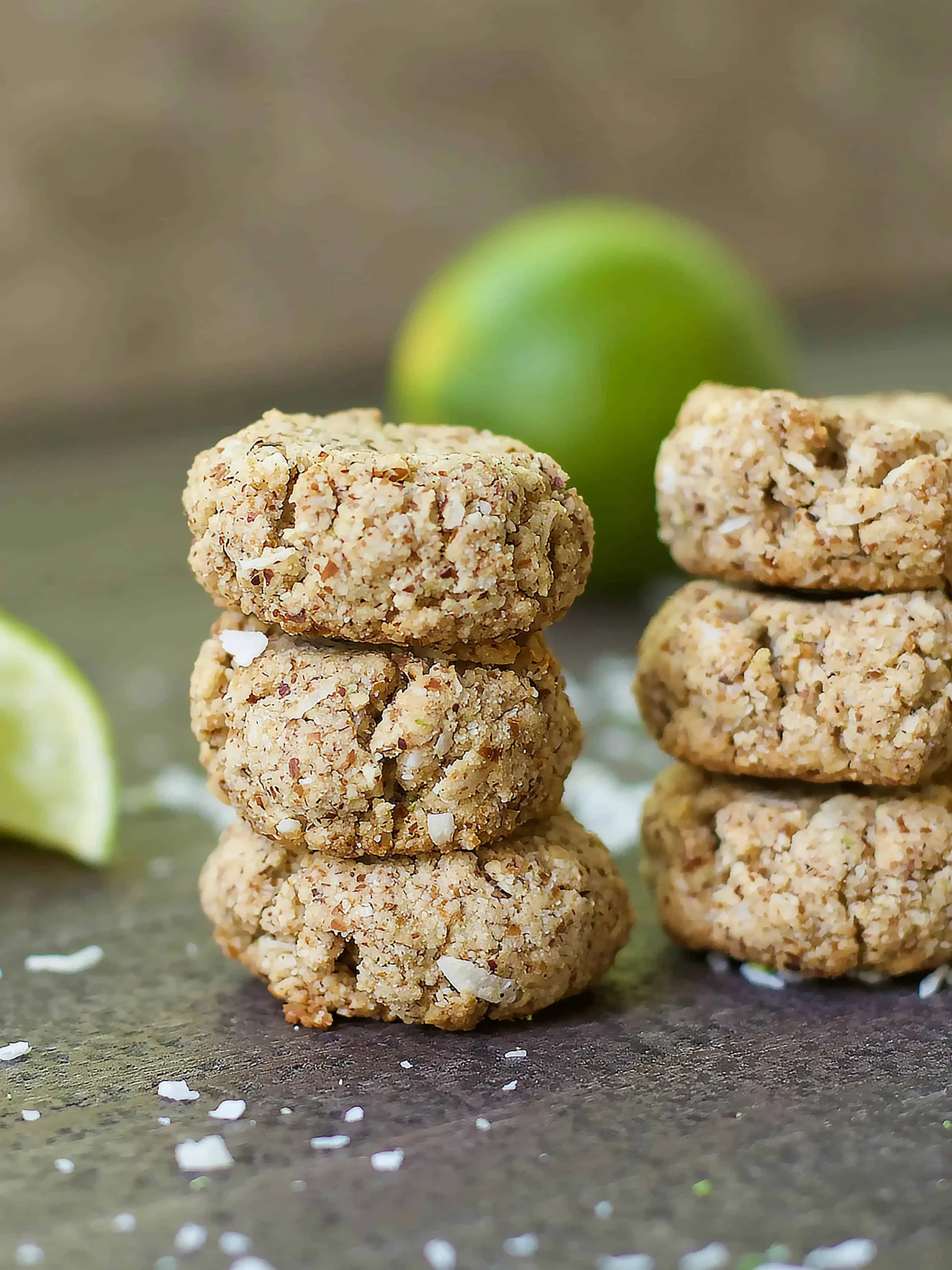 Coconut Lime Sugar Cookies Paleo Vegan