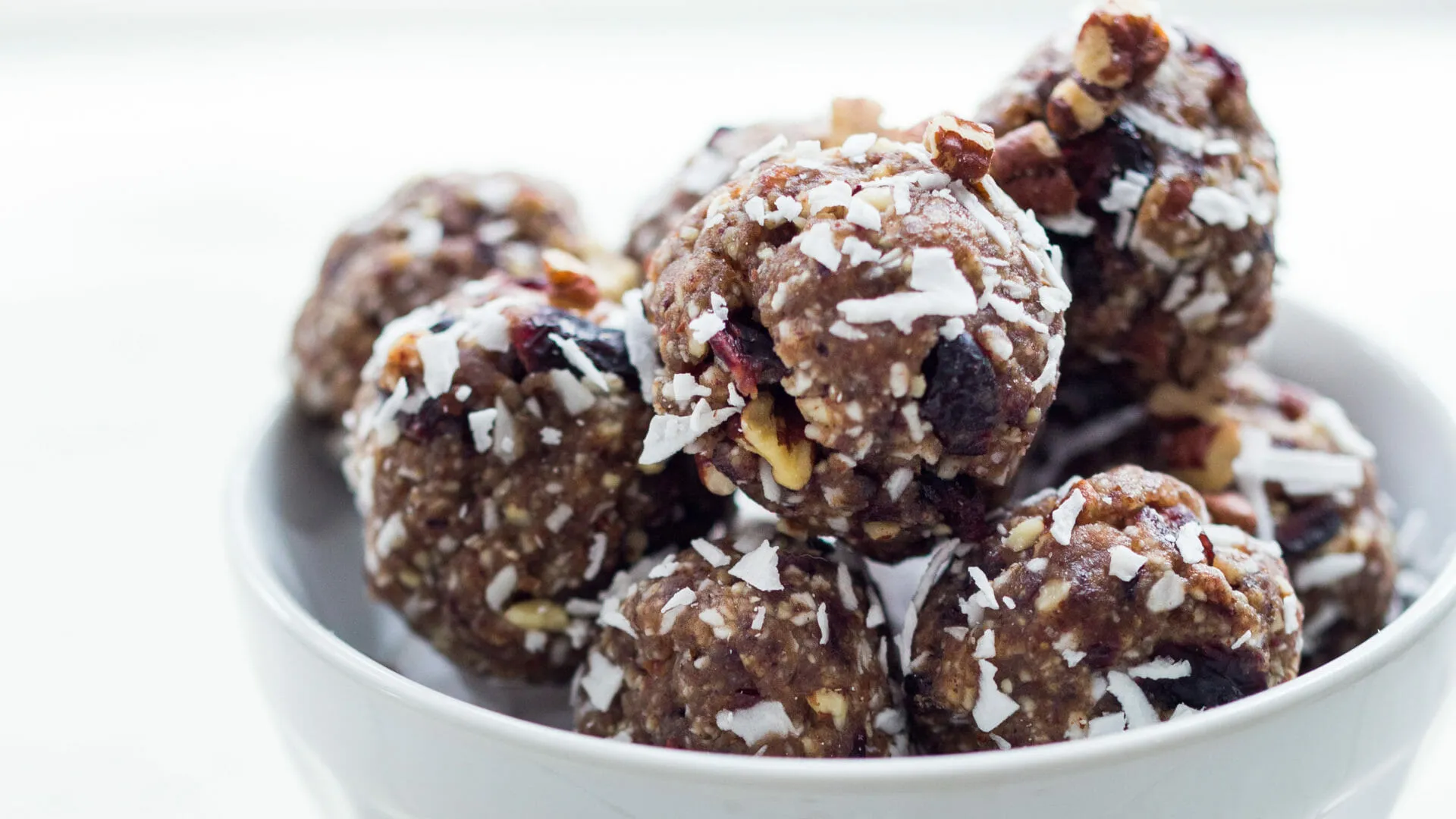 Coconut Pecan Energy Balls with Masala Spice