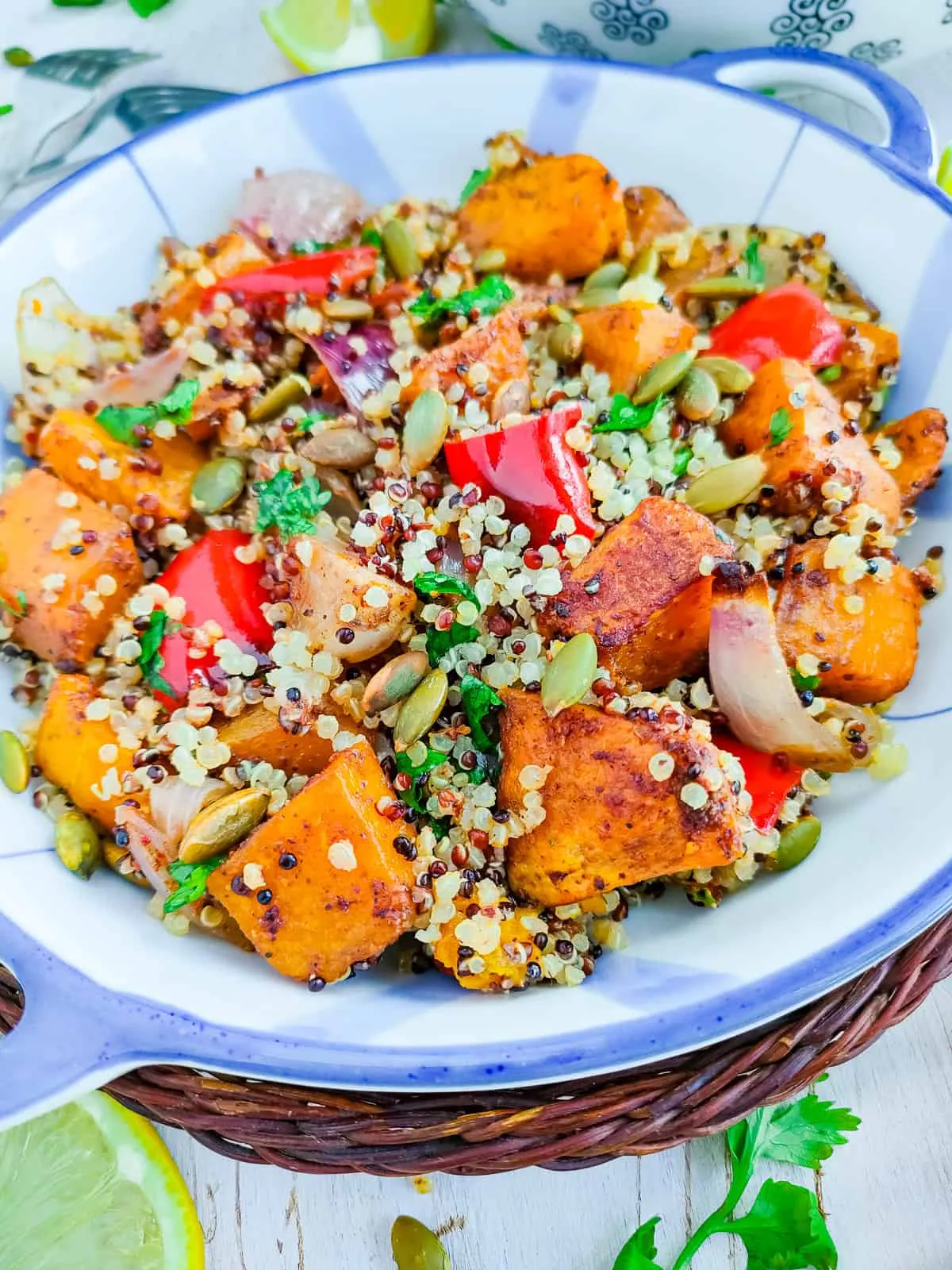 Coconut Quinoa Roasted Squash Pumpkin Seeds