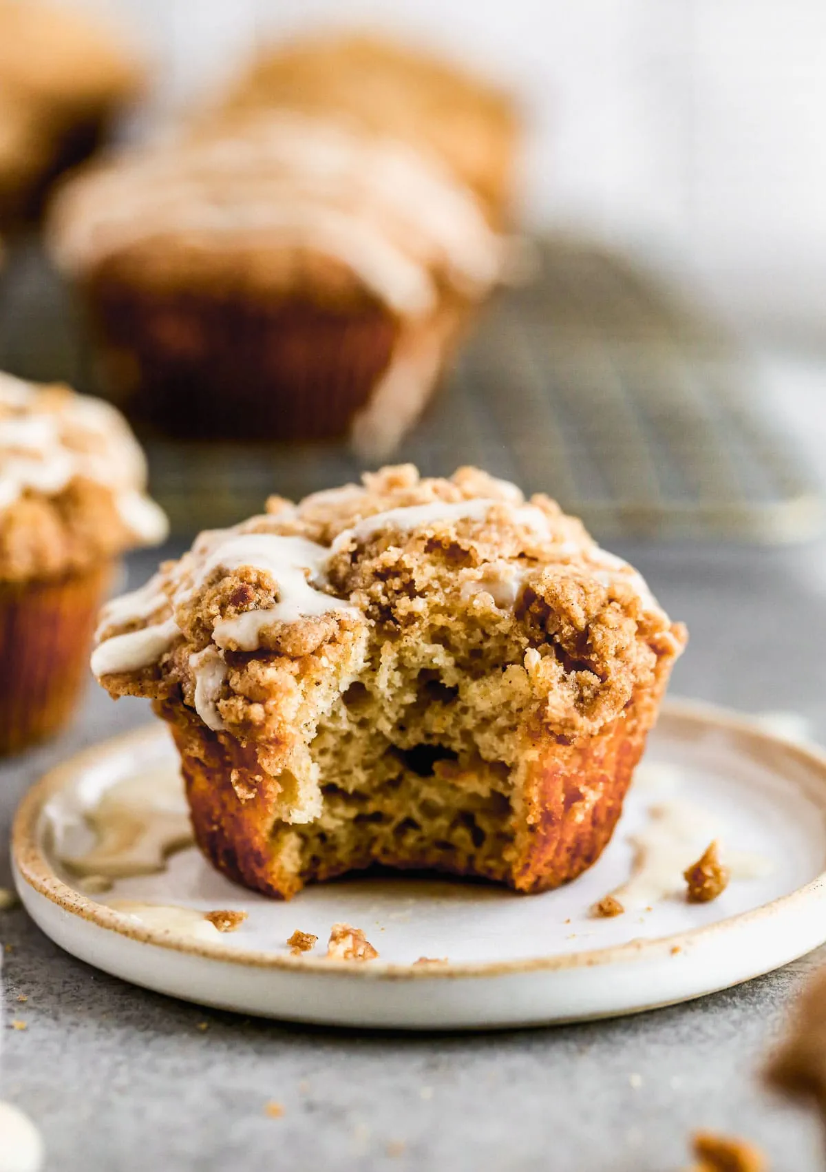 Coffee Cake Muffins with Kahlua Cappuccino