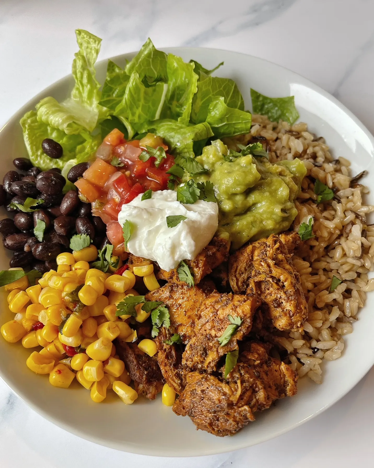 Copycat Chipotle Chicken Burrito Bowl