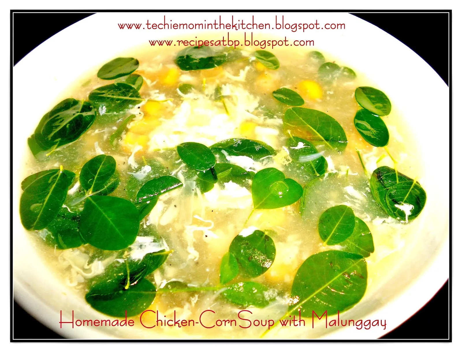 Corn and Malinggay Soup