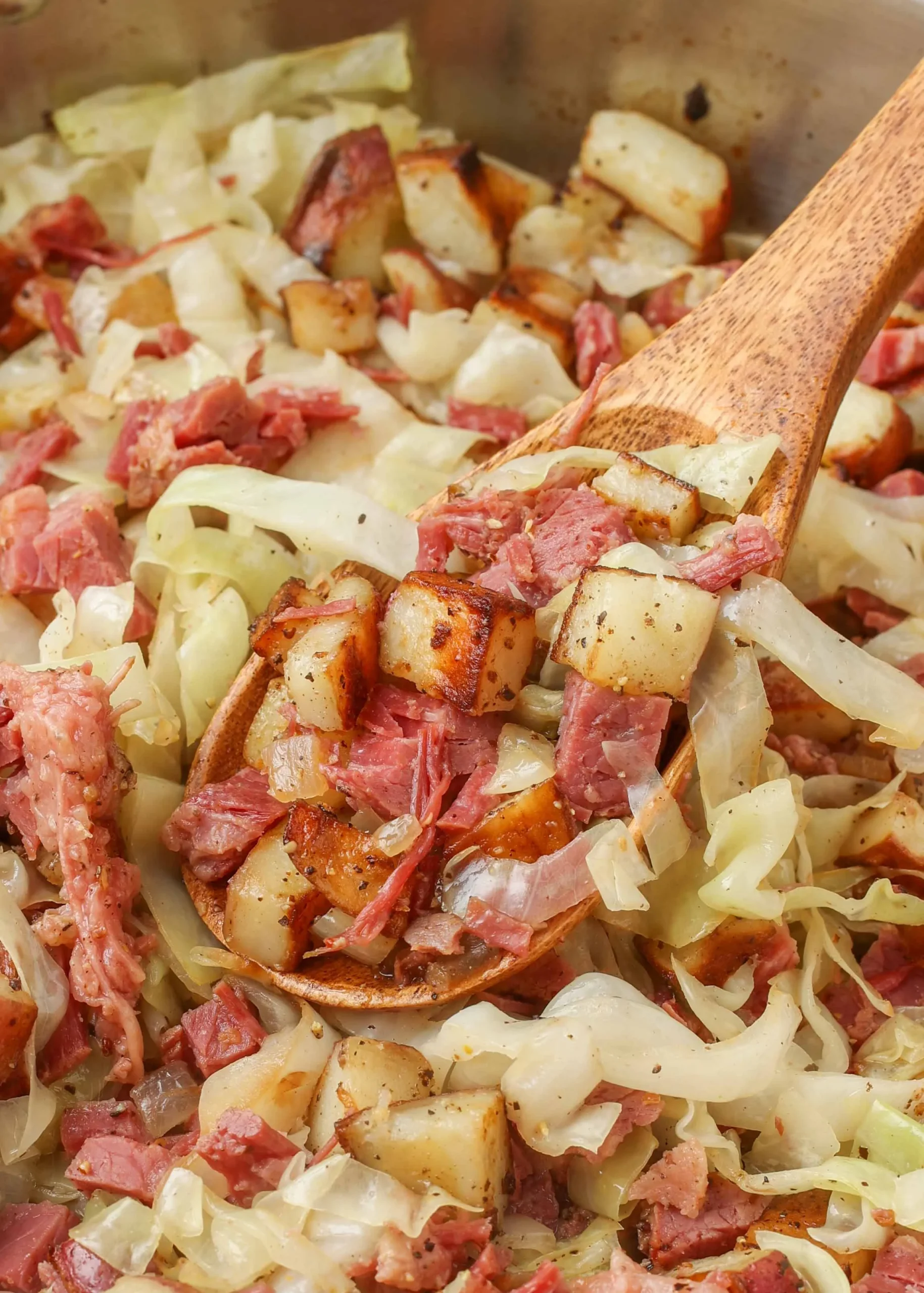 Corned Beef and Cabbage with Hash