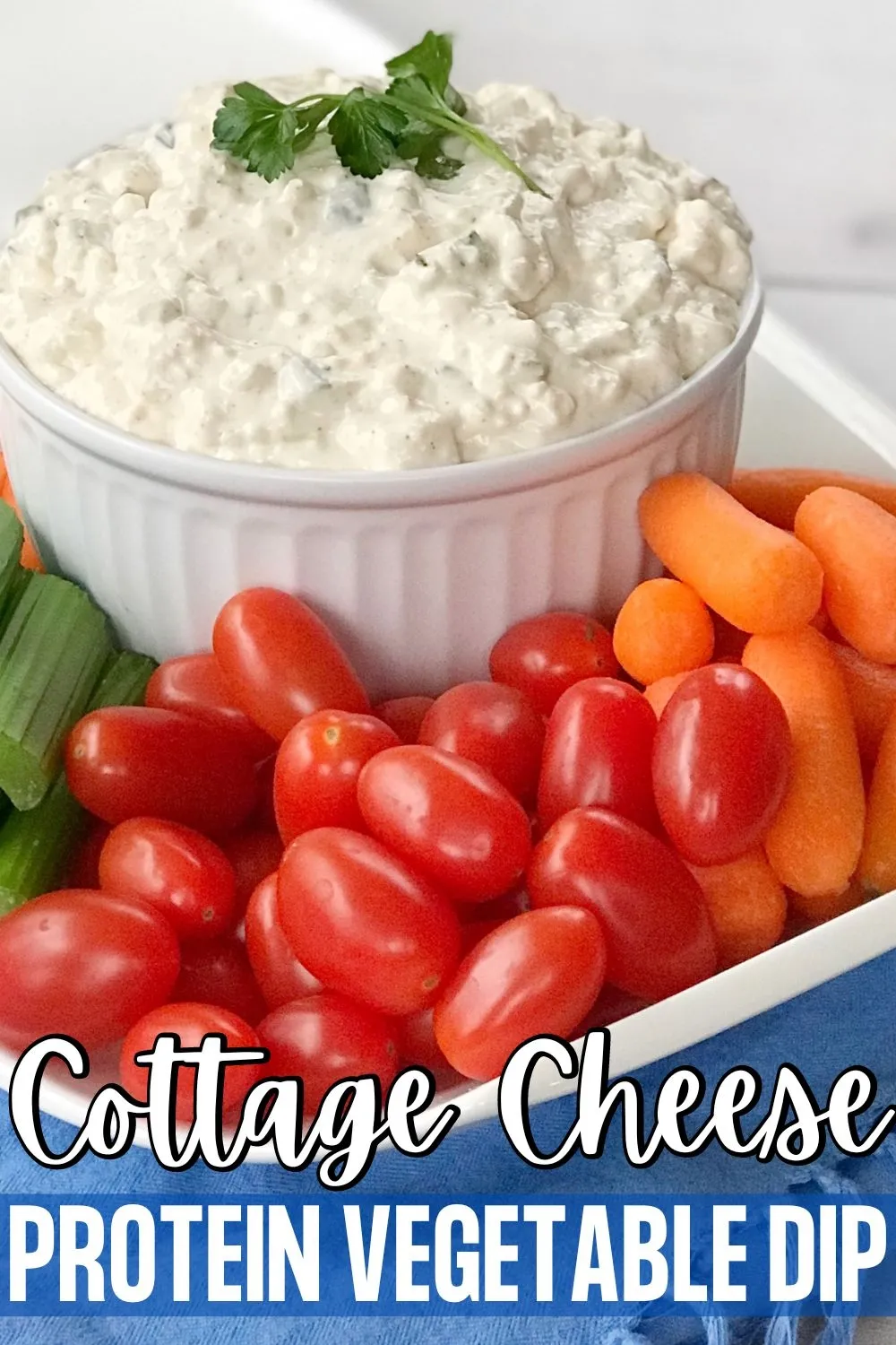 Cottage Cheese Veggie Dip