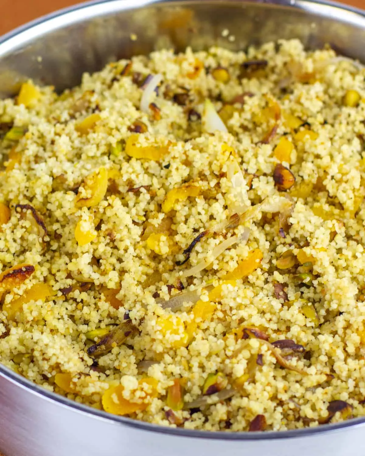 Couscous with Apricots and Pistachios