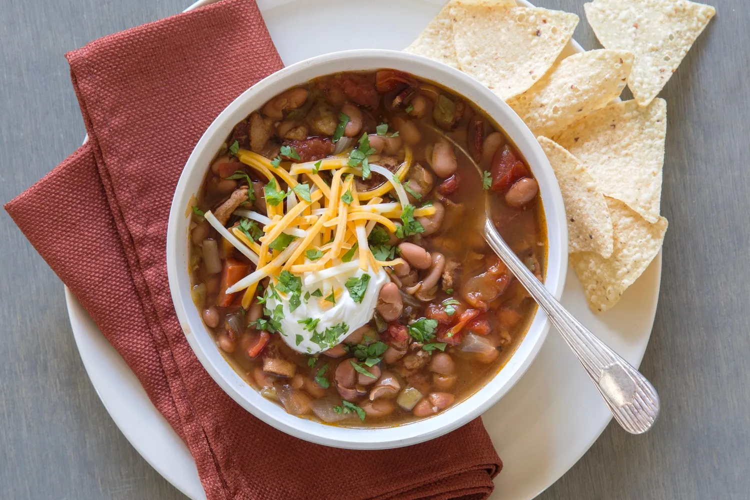 Cowboy Pinto Bean Soup Slow Cooker