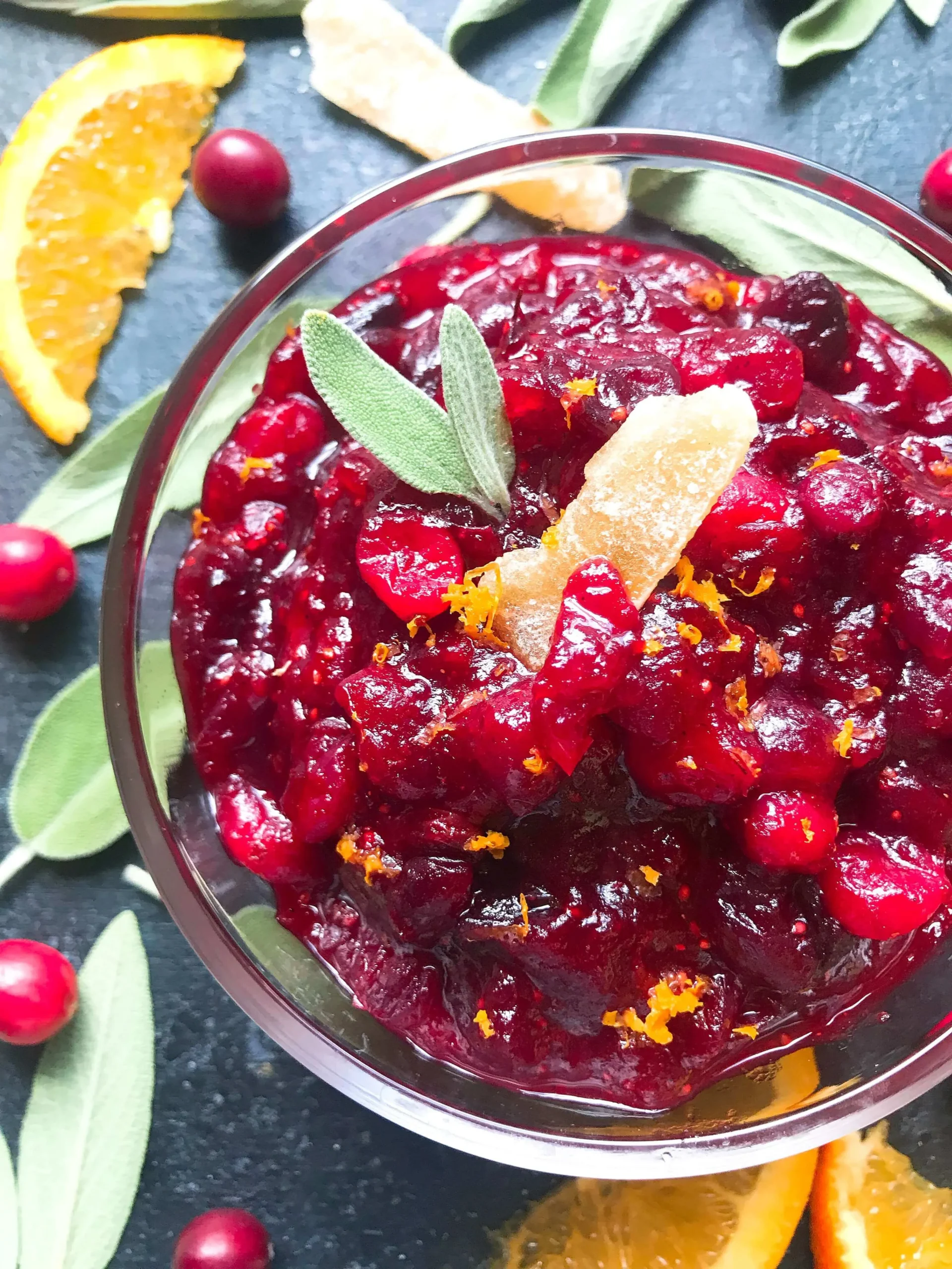 Cranberry Orange Ginger Relish