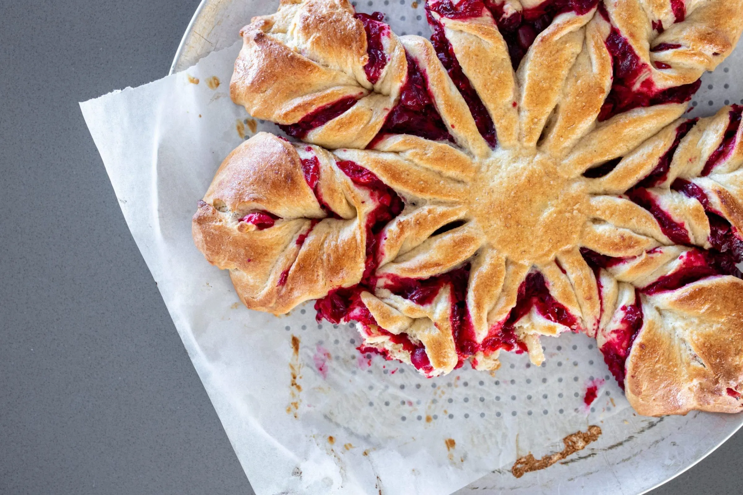 Cranberry Orange Star Bread