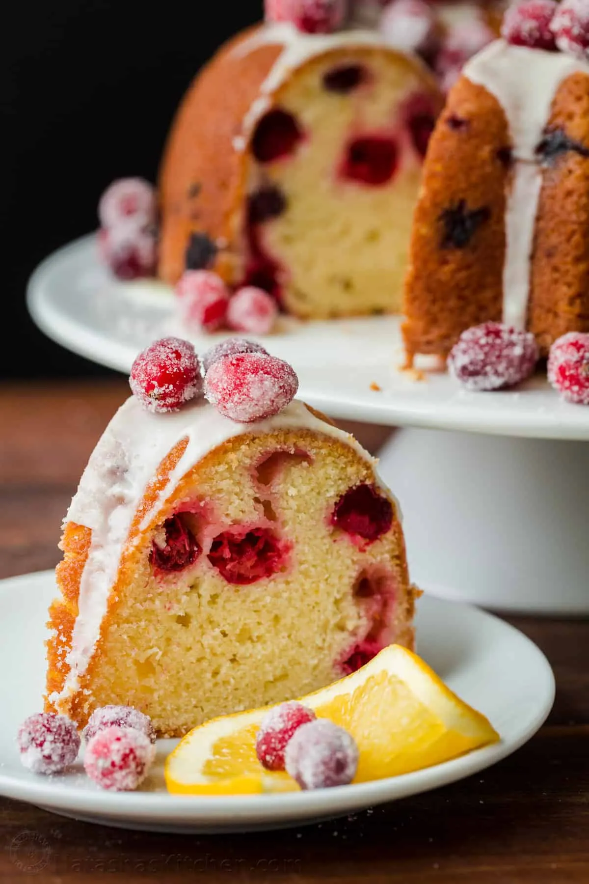 Cranberry Sauce Nut Cake