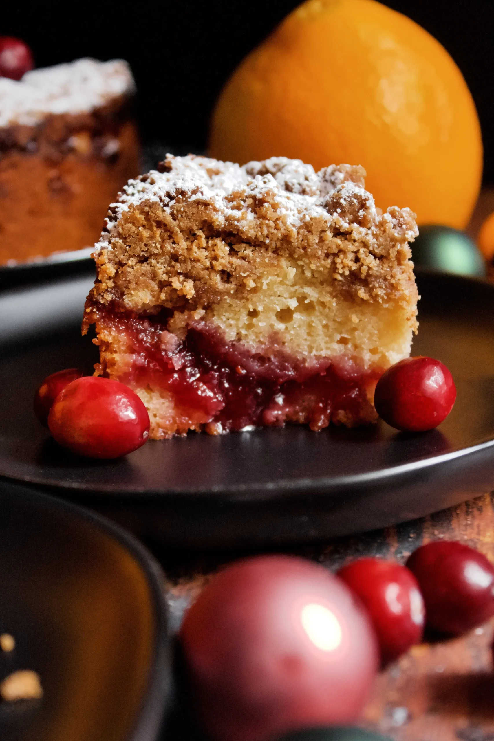 Cranberry Swirl Coffee Cake