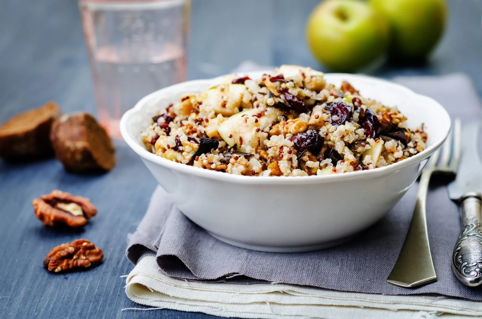 Cranberry Walnut Quinoa Salad