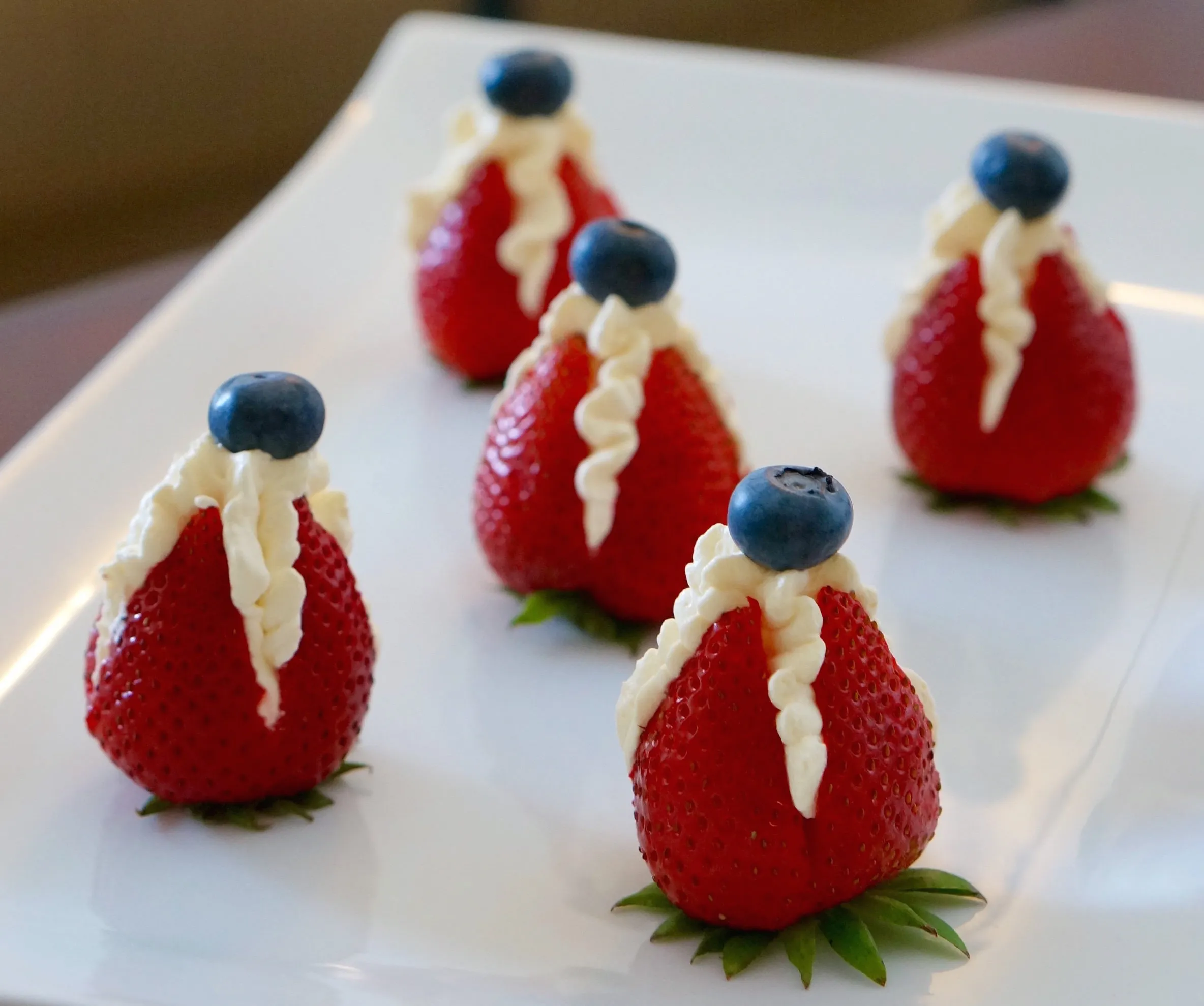 Cream Cheese Stuffed Strawberries