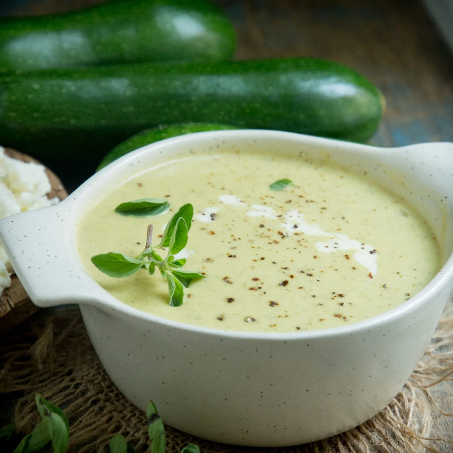 Cream of Zucchini Soup Without Cream
