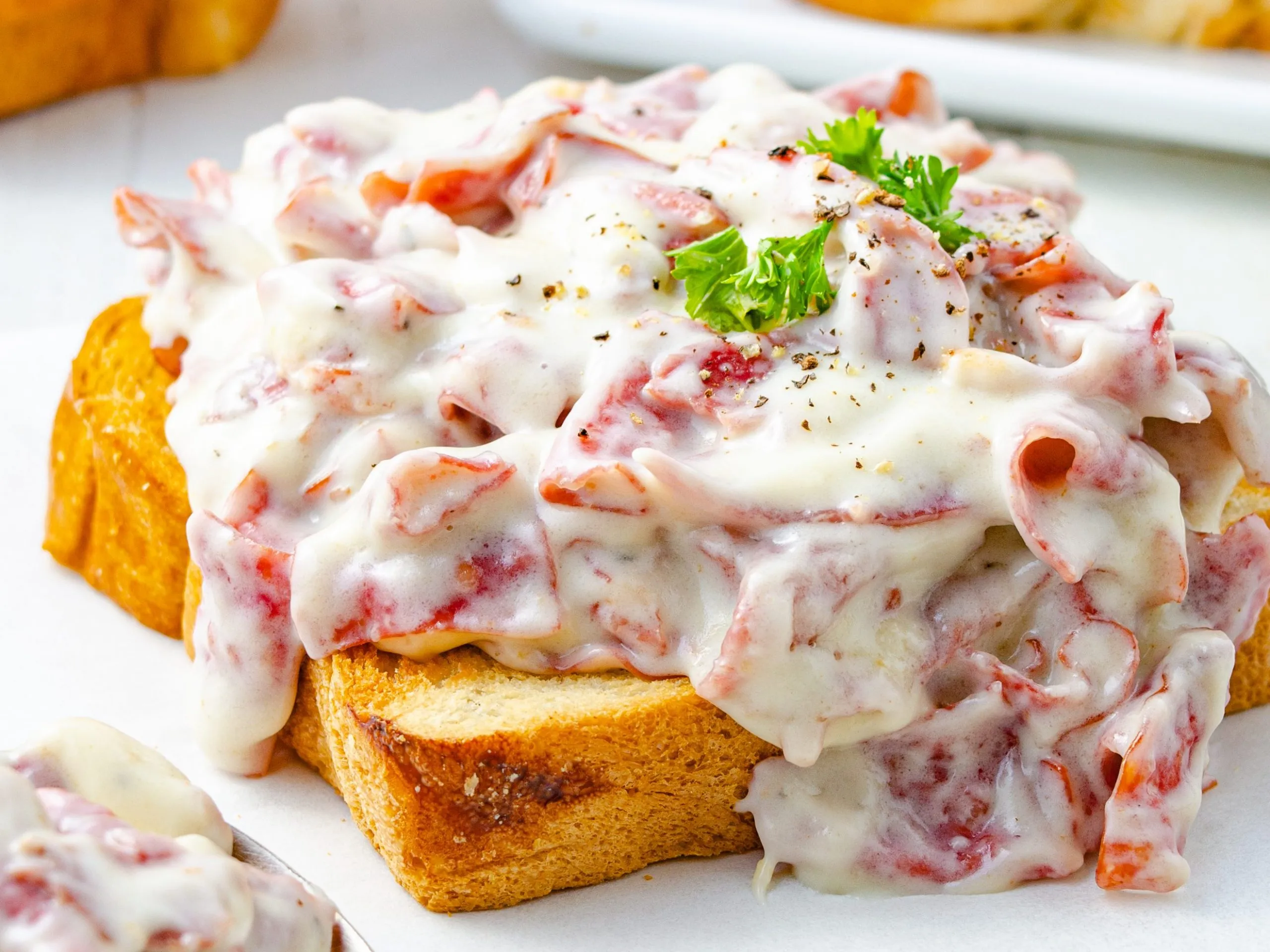 Creamed Chipped Beef on Toast