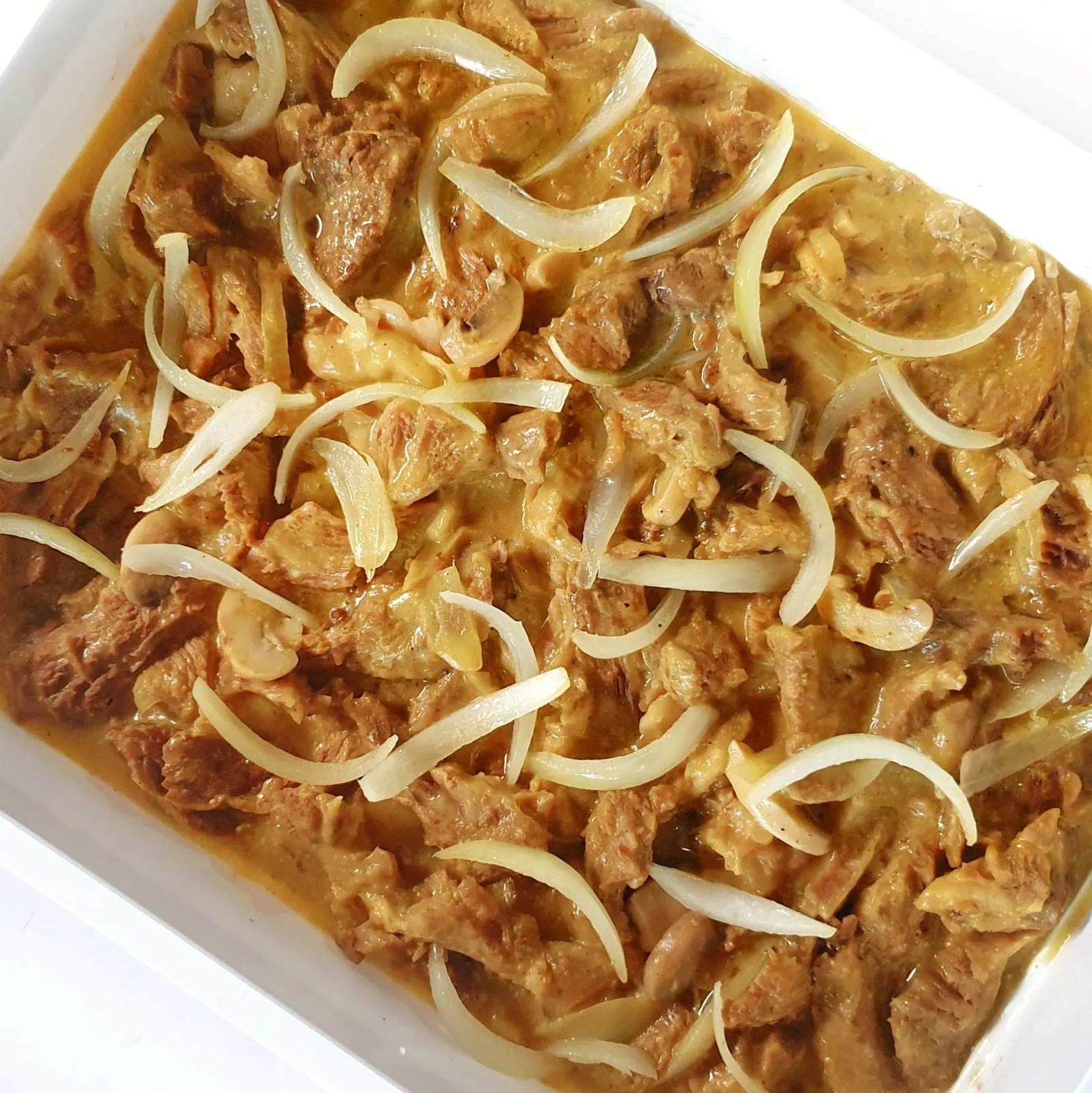 Creamy Beef and Onions
