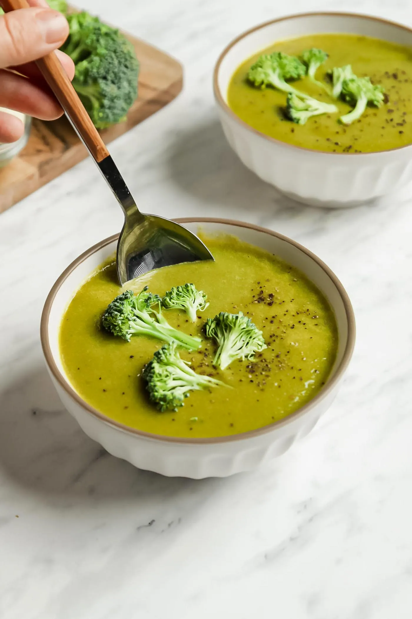 Creamy Broccoli Soup Vegan