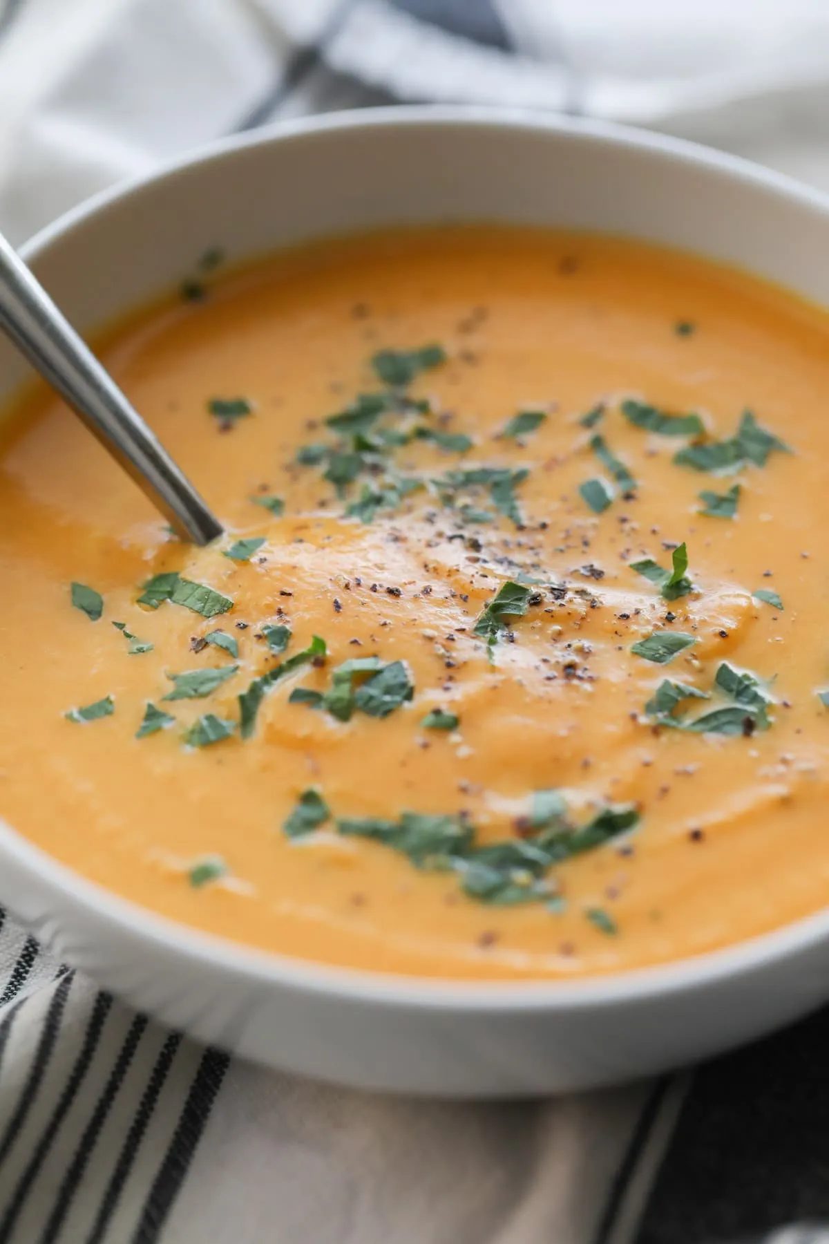 Creamy Carrot Soup at Home