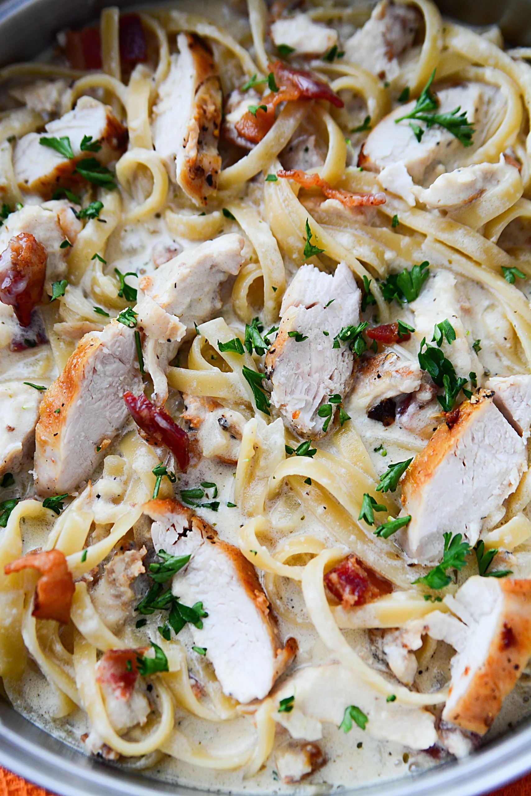 Creamy Chicken Pasta with Bacon