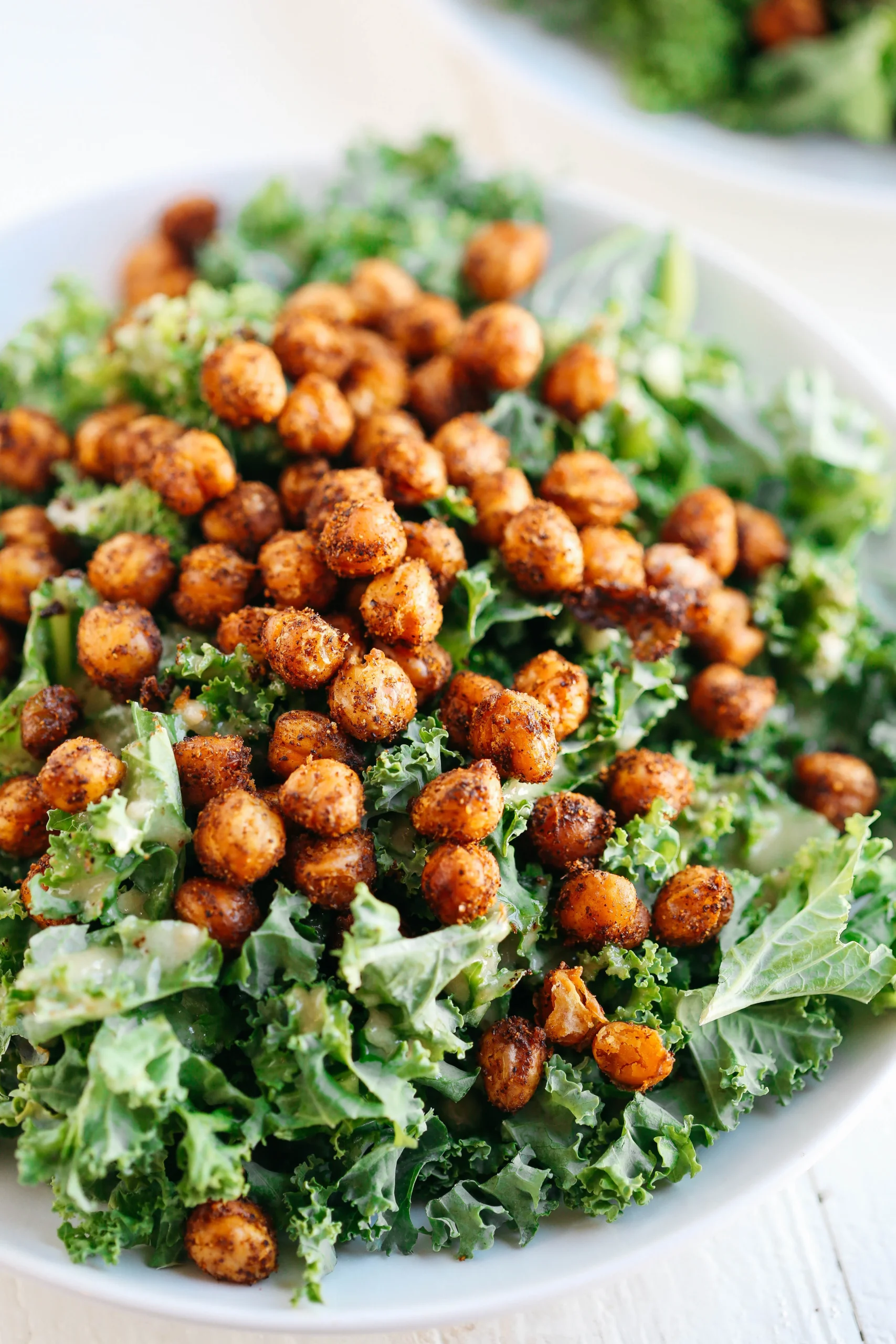 Creamy Chickpea Kale Salad