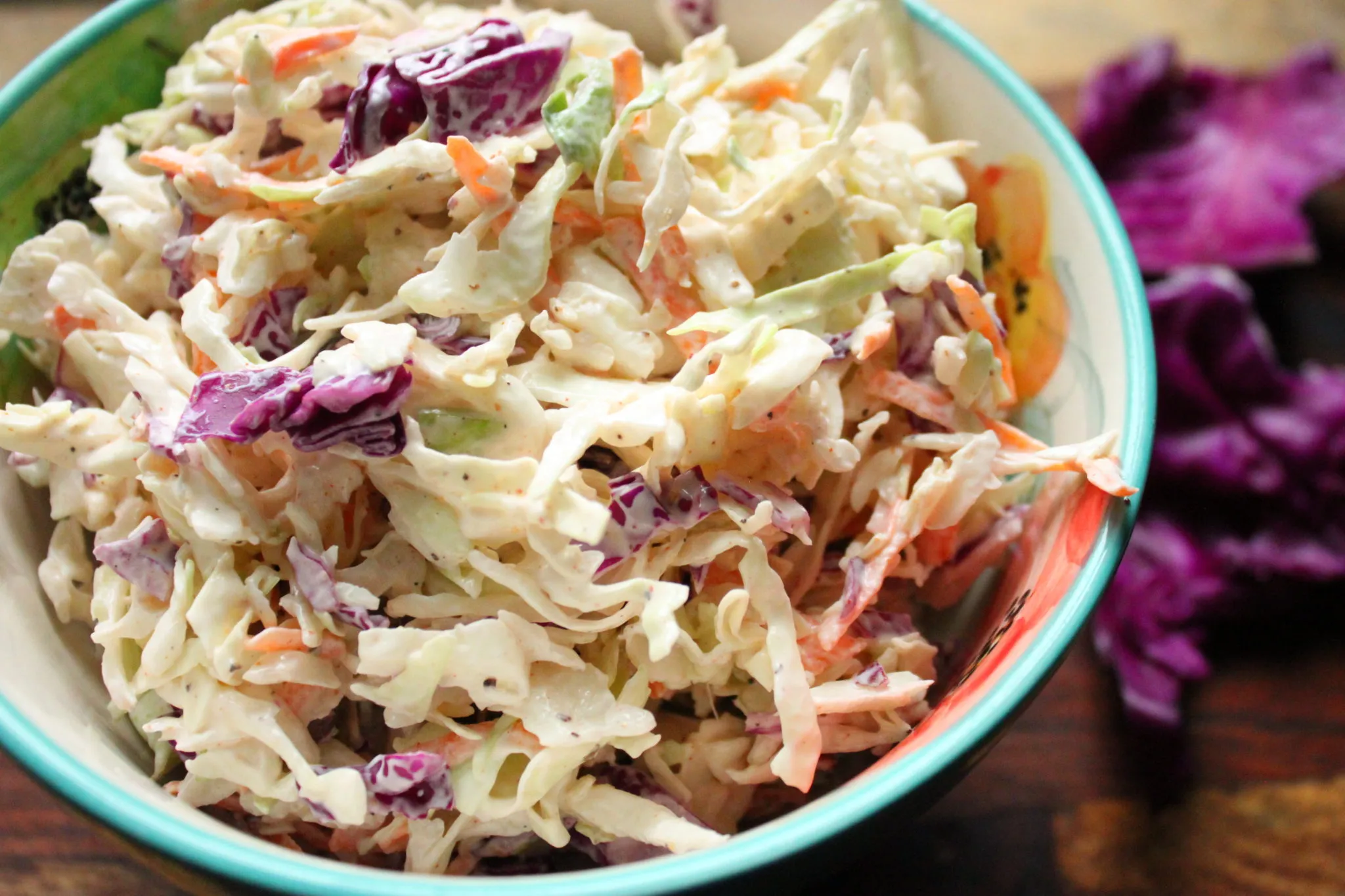 Creamy Coleslaw That Won't Go Soggy
