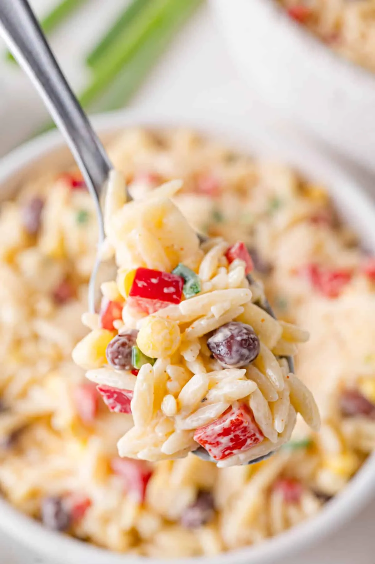 Creamy Southwestern Orzo Salad