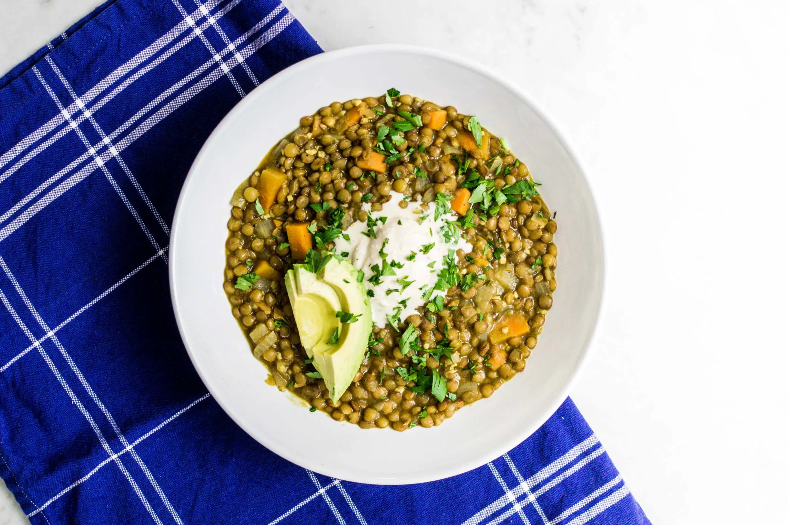 Creamy Vegan Instant Pot Lentil Soup
