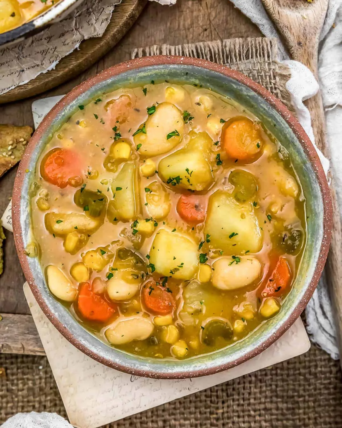 Creamy Yellow Bean Potato Soup