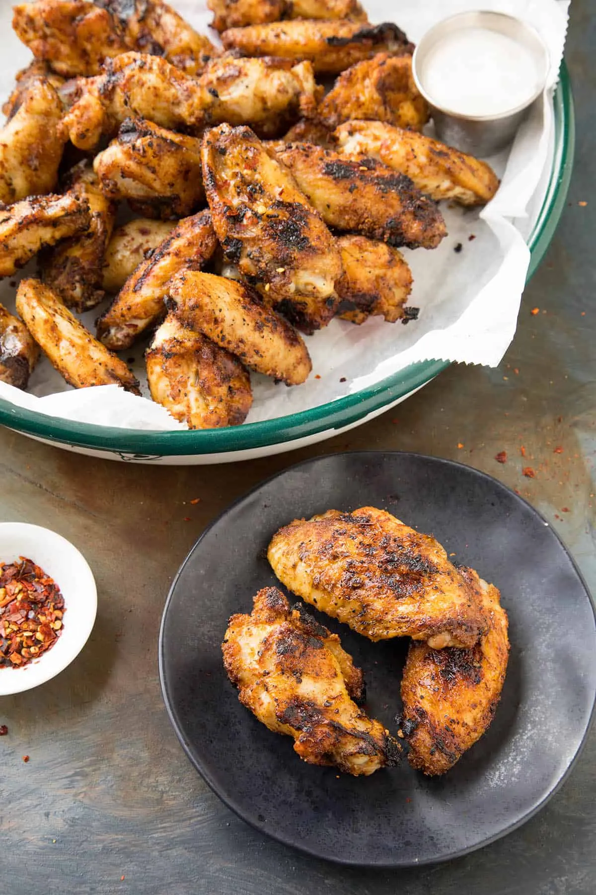 Crispy Grilled Ghost Pepper Wings
