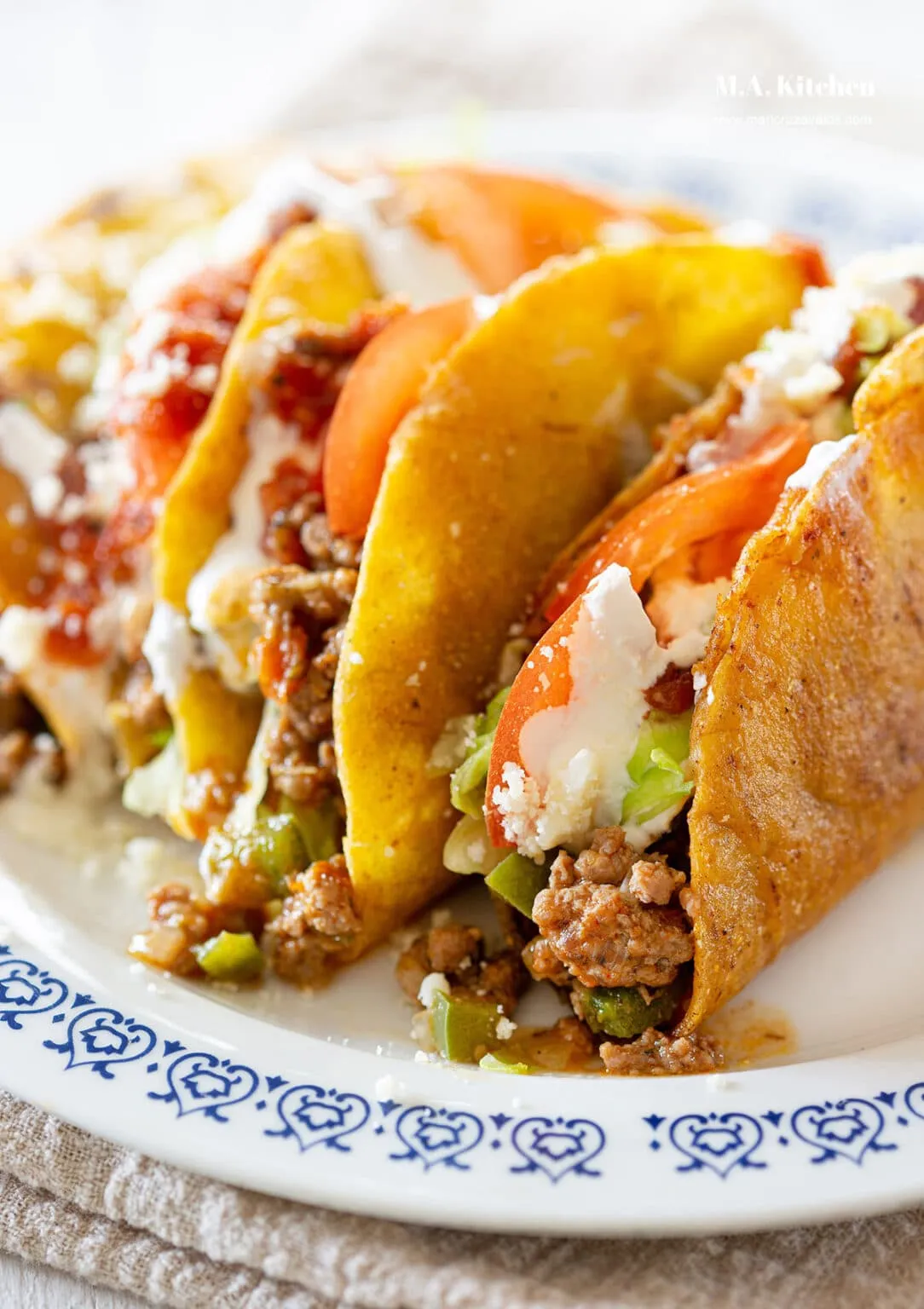 Crispy Mexican Picadillo Tacos