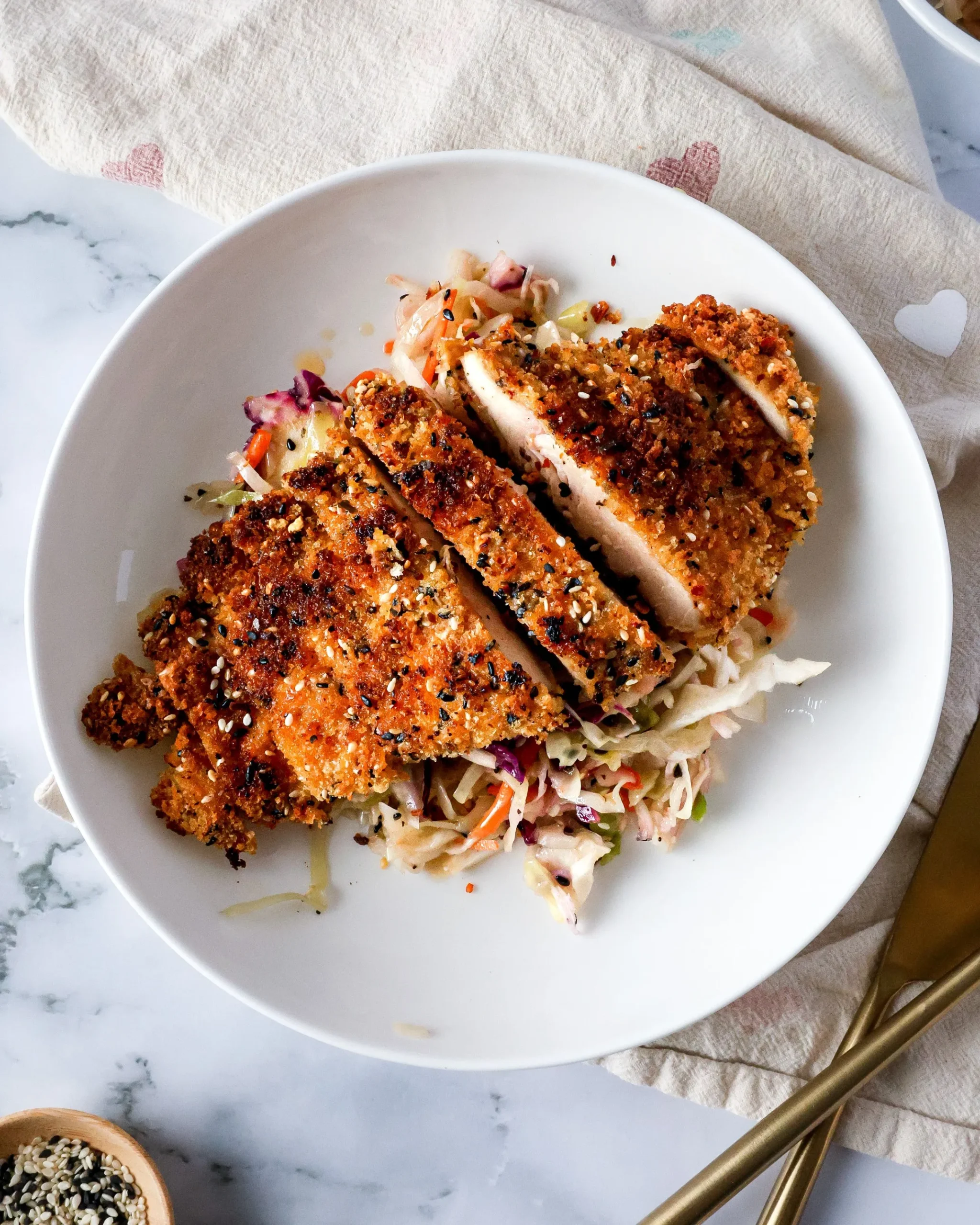 Crispy Sesame Panko Chicken