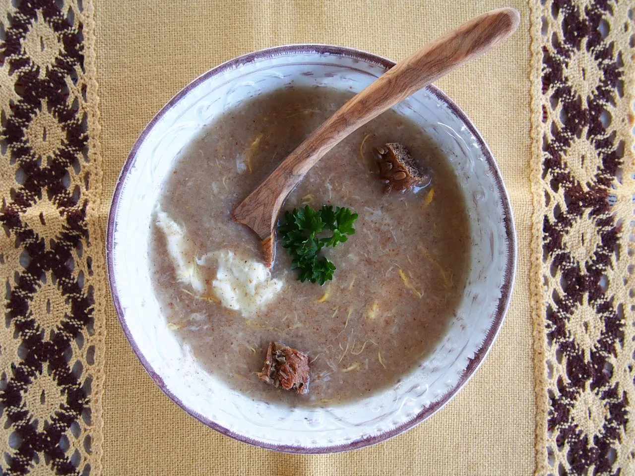 Croatian Flour Soup (Prezgana Juha)