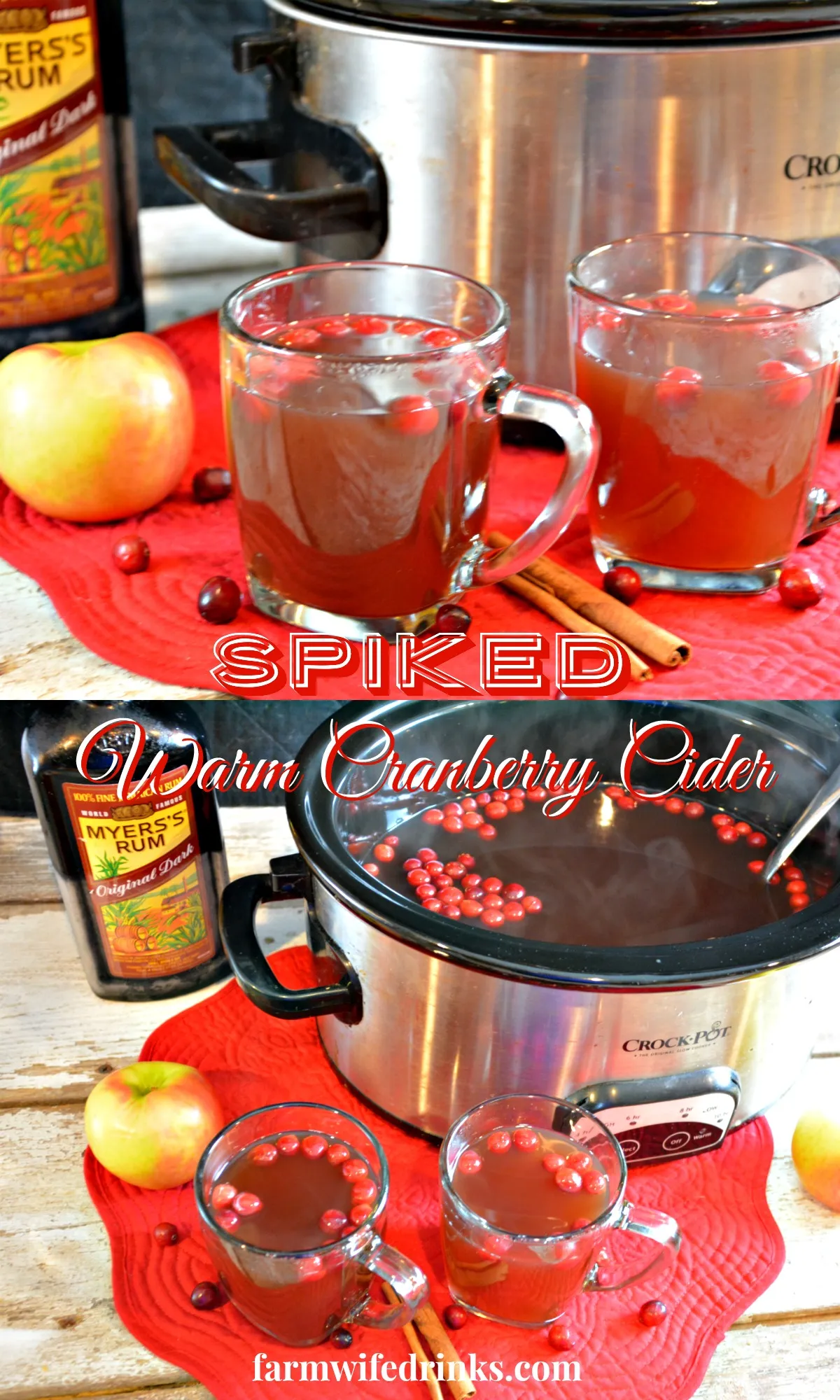 Crock Pot Apple Cranberry Cider