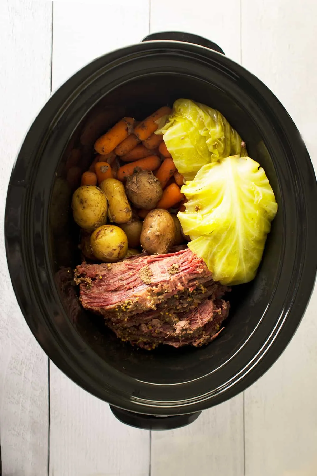 Crock Pot Corned Beef and Cabbage