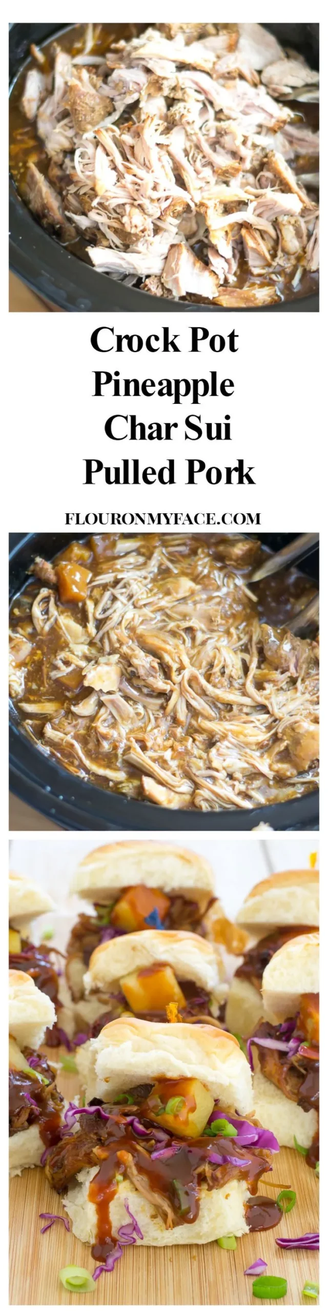 Crock Pot Pineapple Char Siu Pulled Pork