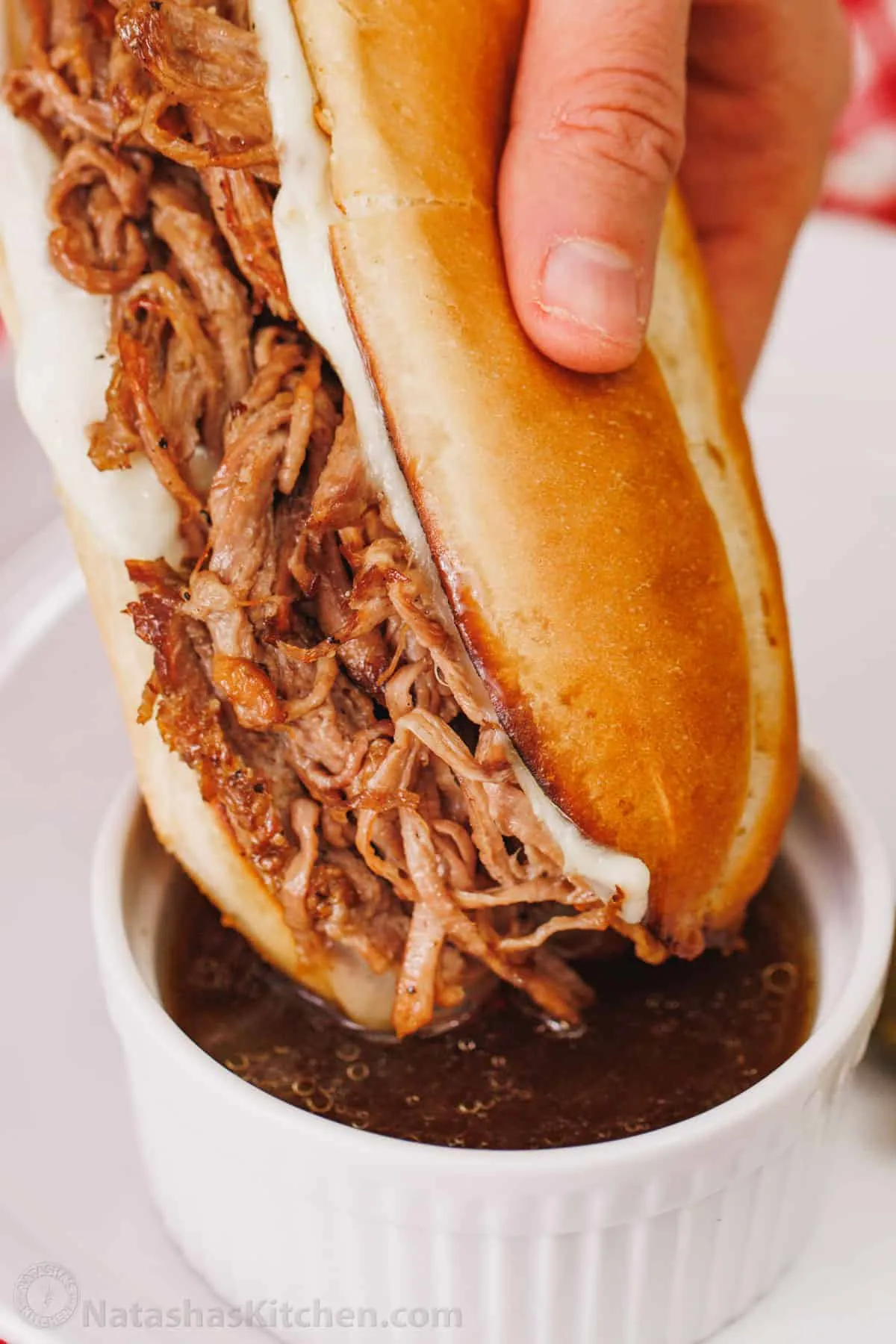 Crock Pot Shredded Beef Sandwich