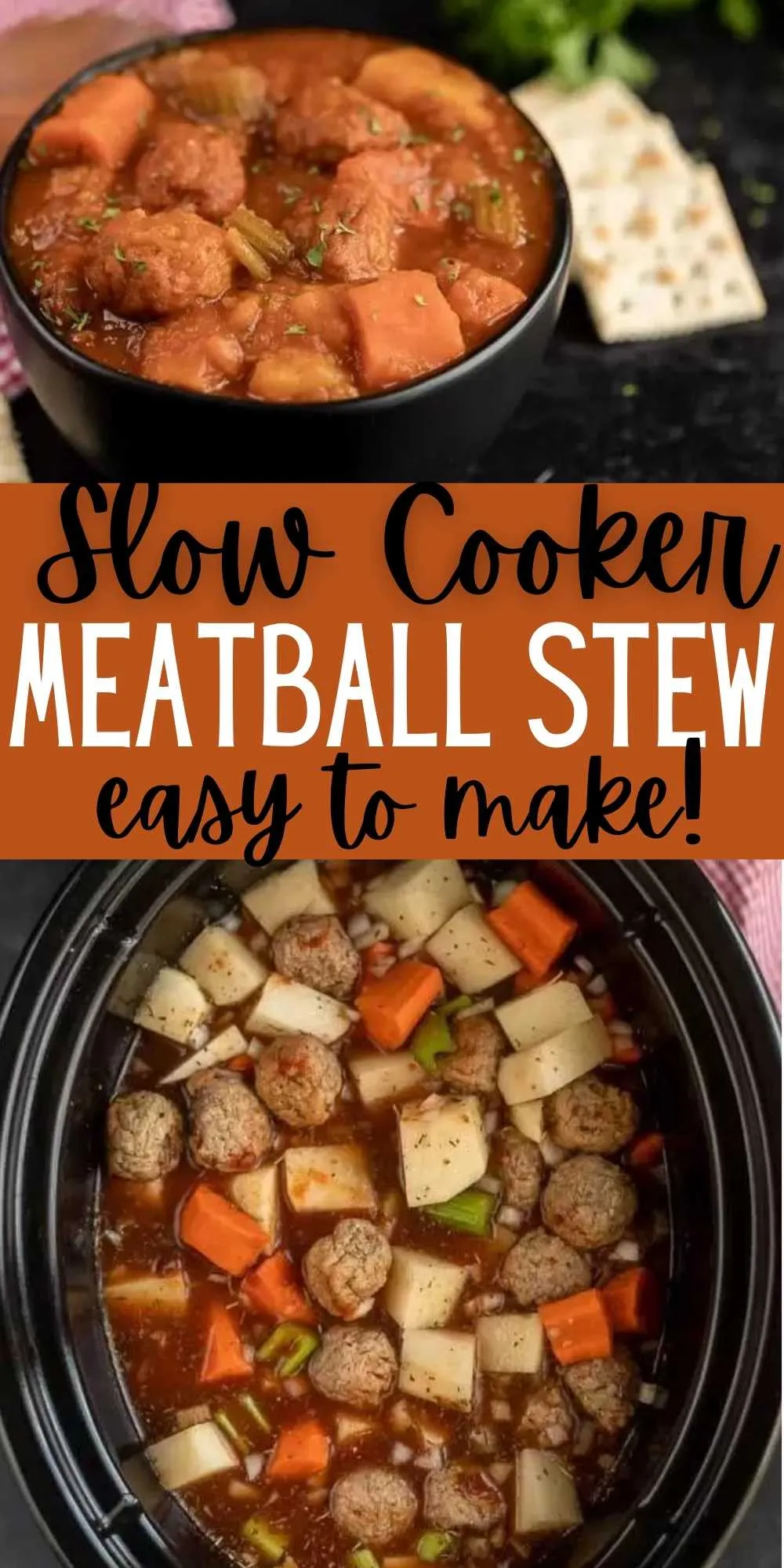 Crock Pot Slow Cooker Autumn Meatball Stew