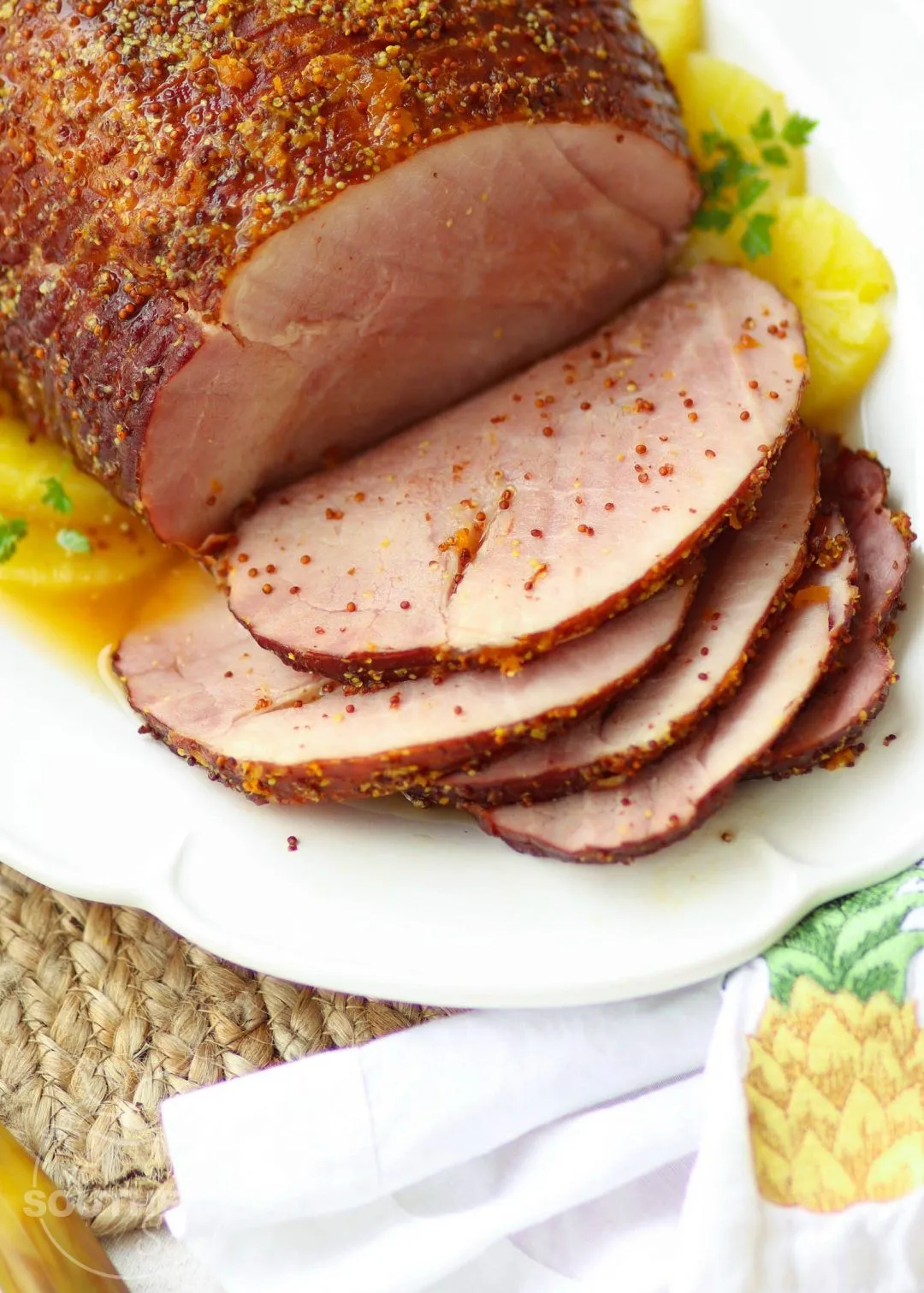 Crock Pot Sweet and Savory Ham